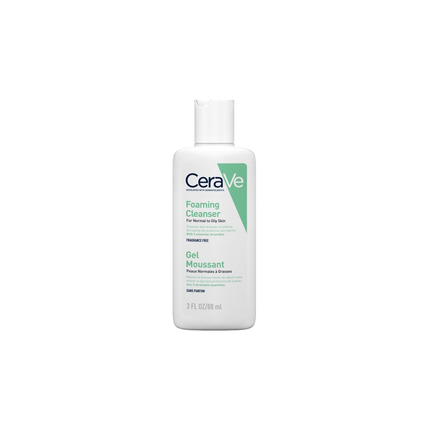 Cerave Gel moussant nettoyant - 88ml