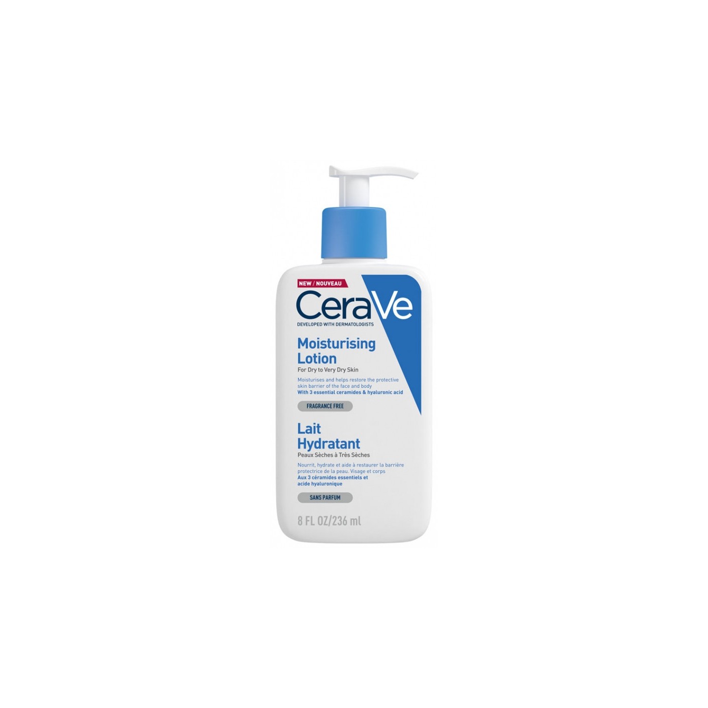Cerave Lait hydratant visage et corps - 236ml