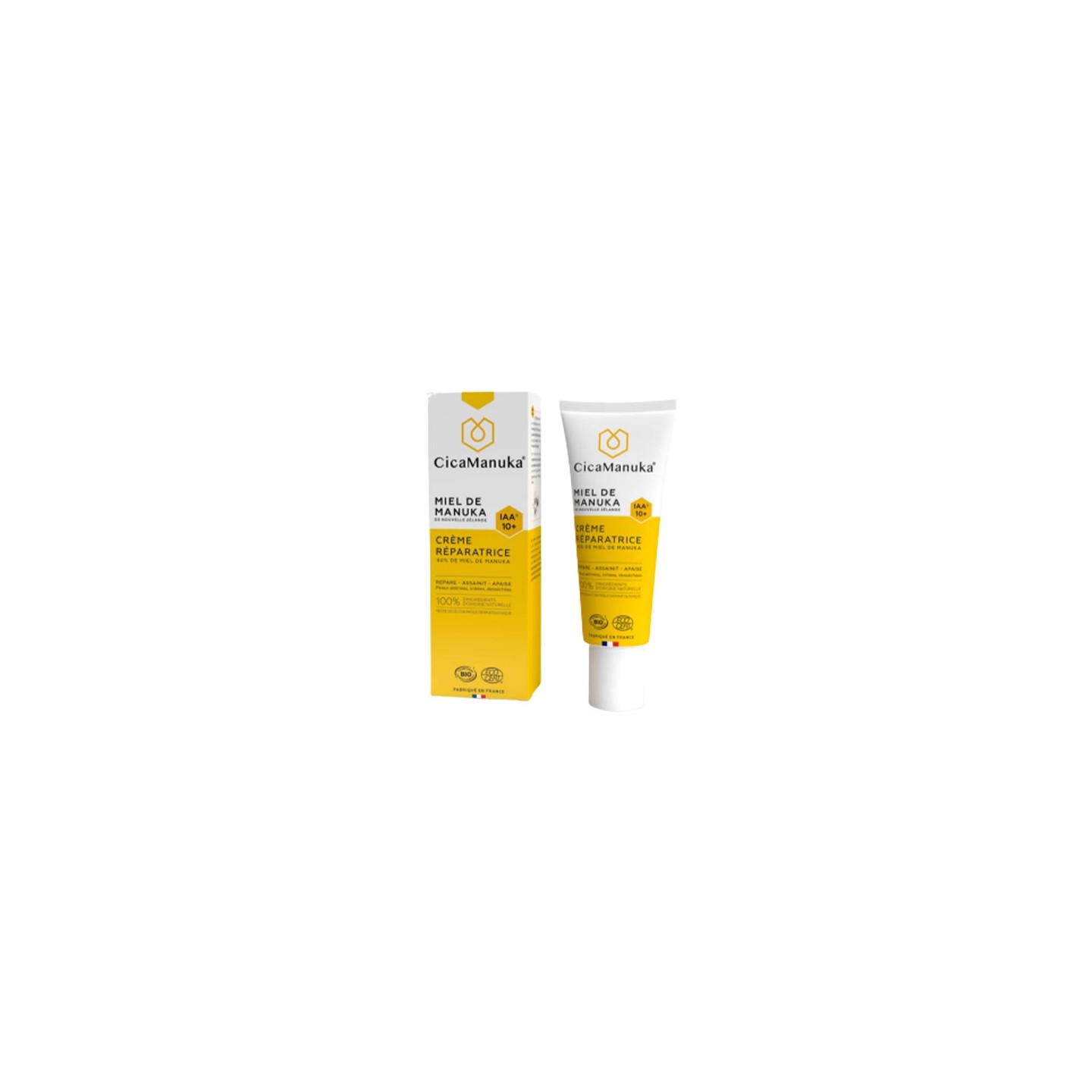 CicaManuka Crème réparatrice au miel de Manuka IAA10 + Bio - 40ml