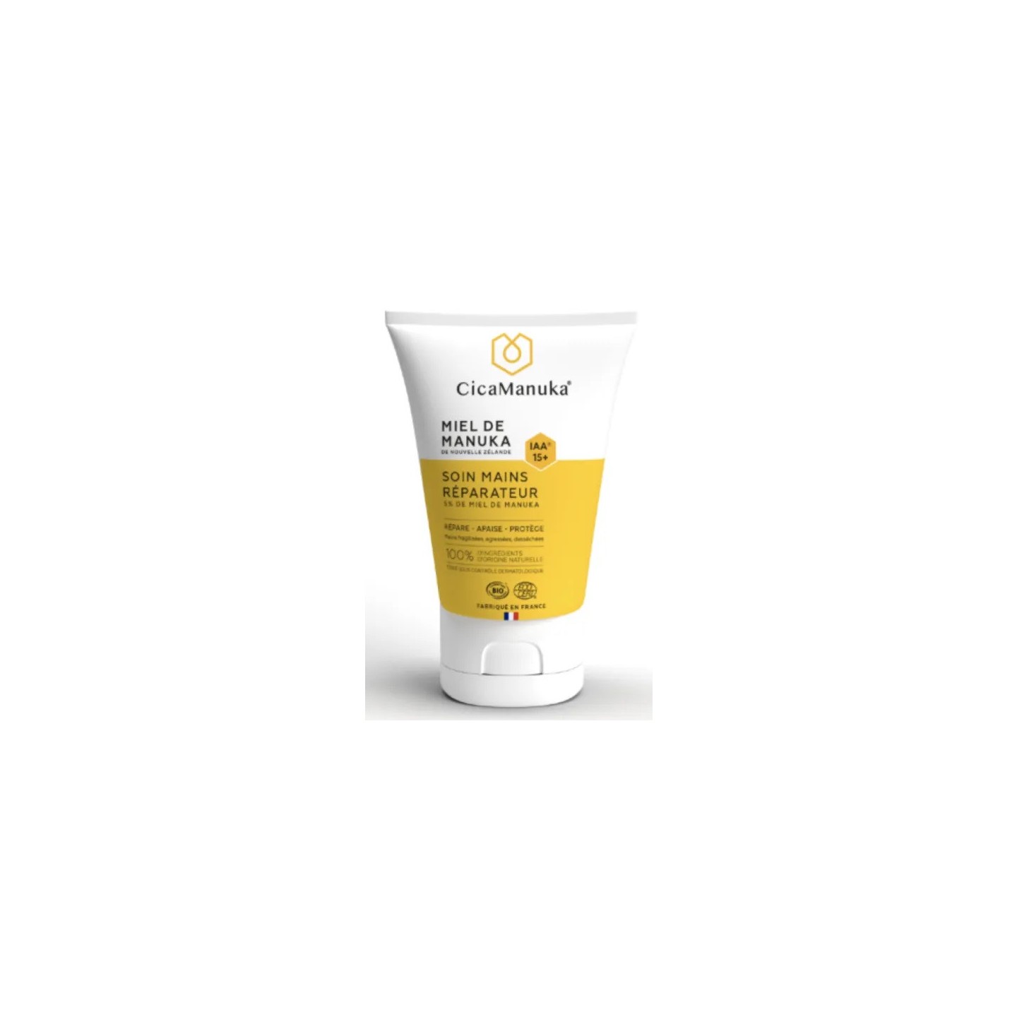 CicaManuka Soin mains réparateur au miel de Manuka IAA15 + Bio - 50ml