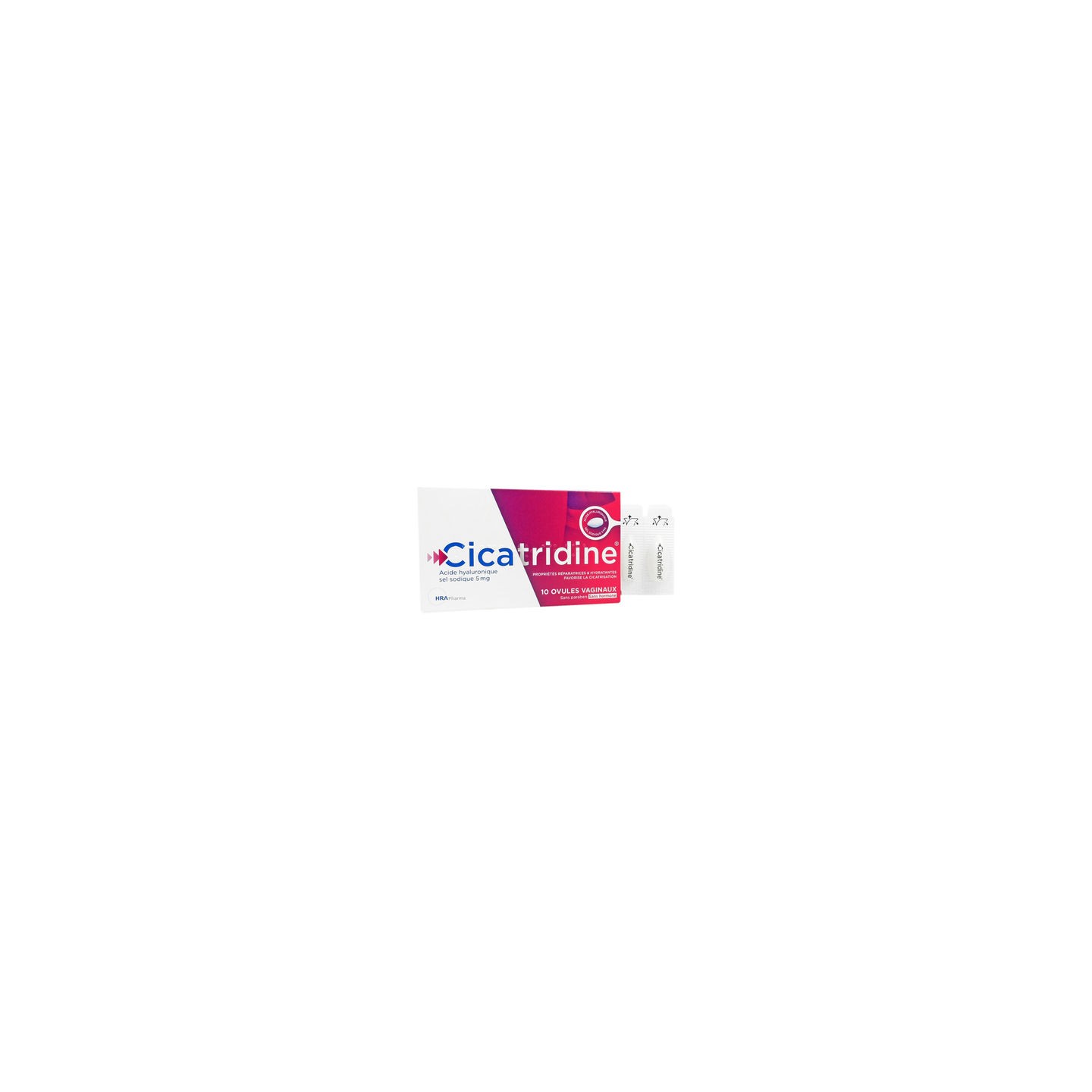 Cicatridine 10 Ovules Vaginaux