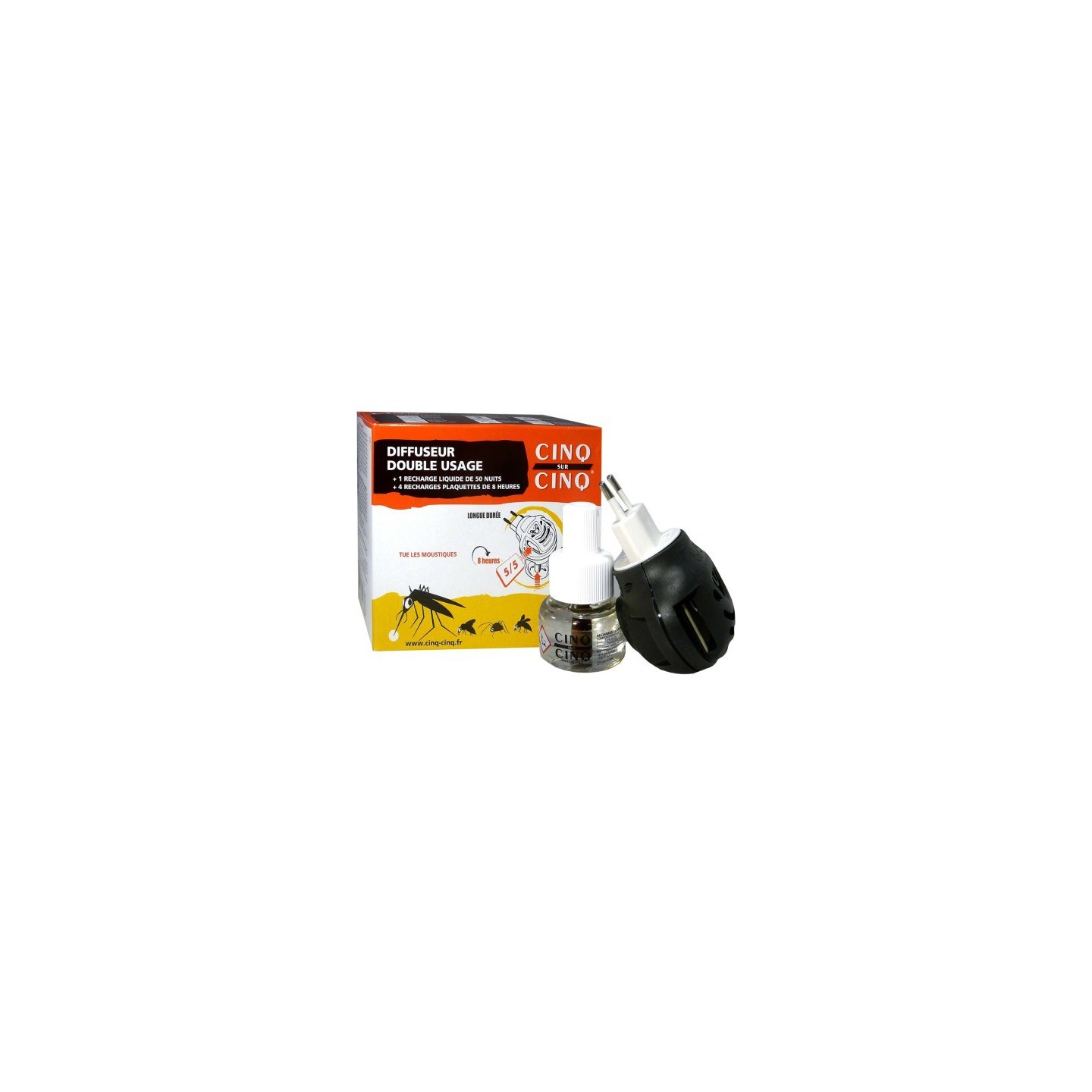 Cinq sur cinq diffuseur double usage