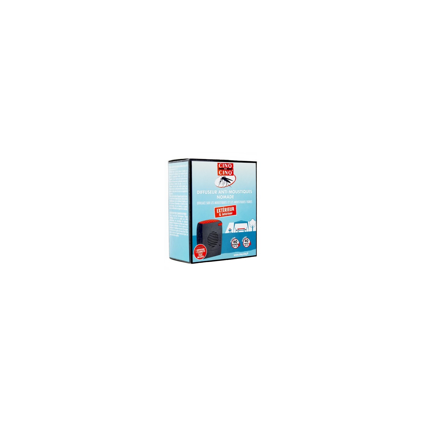 Cinq sur Cinq diffuseur nomade 1 diffuseur + 1 plaquette