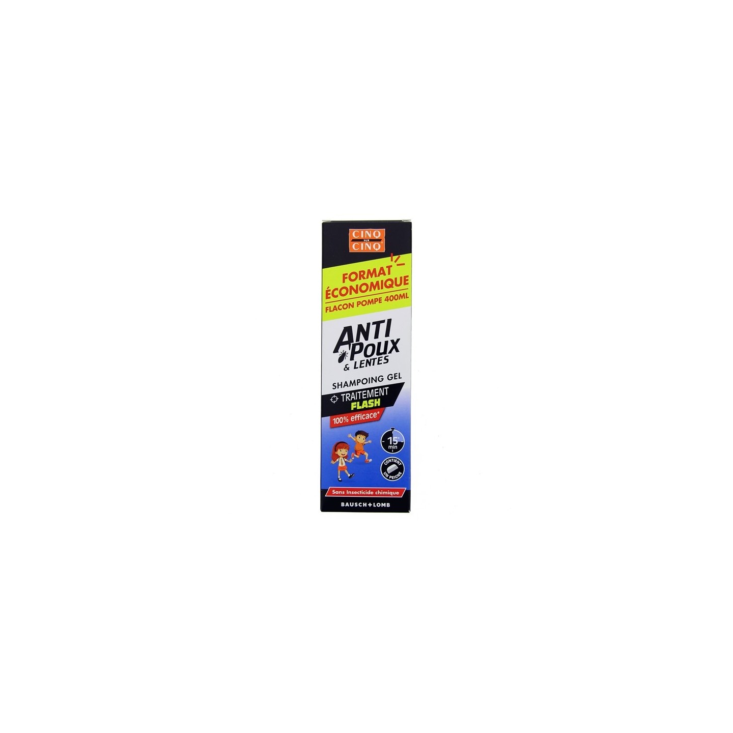 Cinq sur Cinq Shampoing gel anti-poux - 400ml