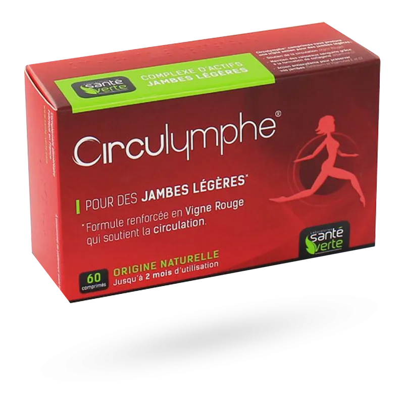 Circulymphe jambes légères Santé Verte - 60 comprimés