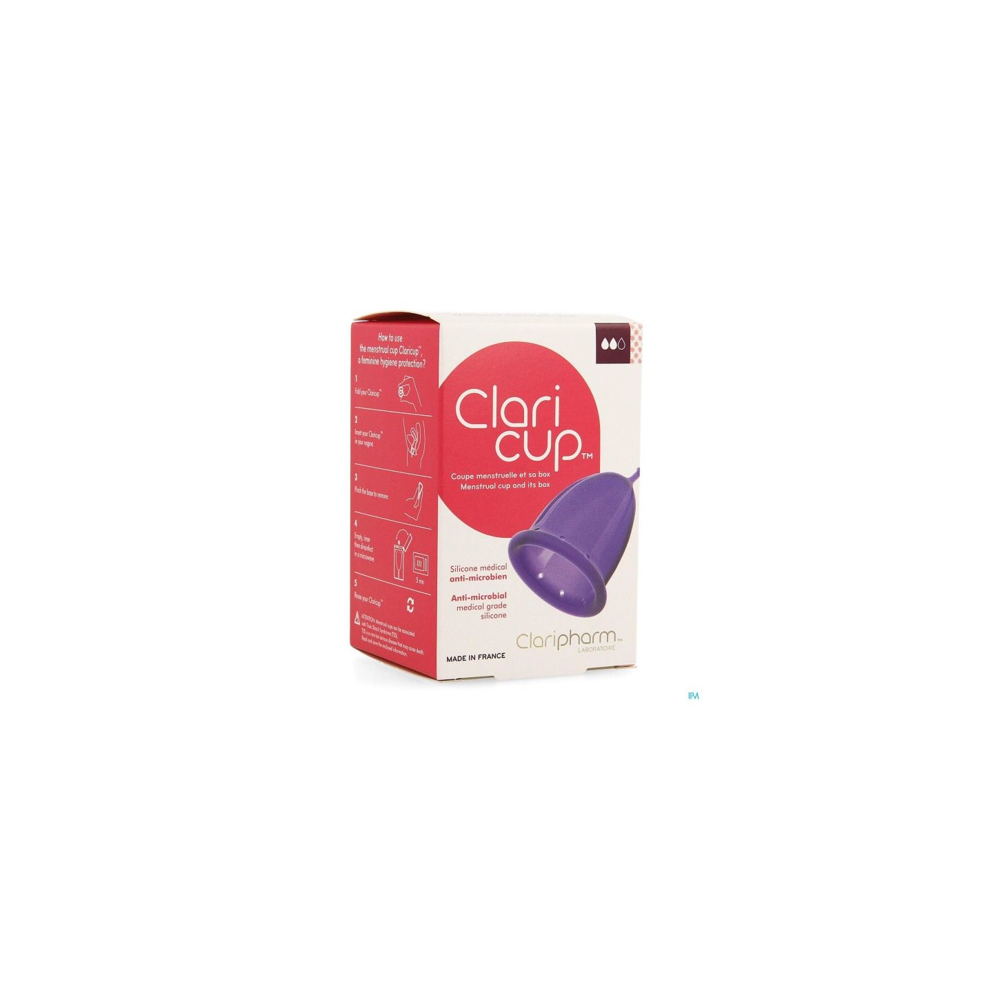 Claricup Coupe menstruelle silicone - Taille 2