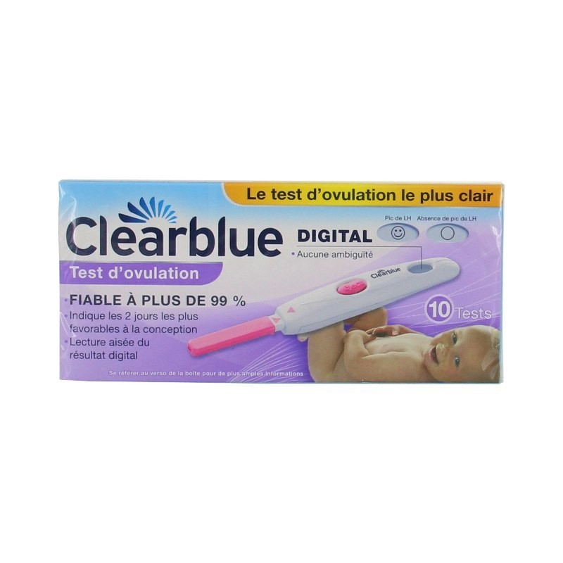 Pharmacie Bastille - Clearblue test ovulation digital 10 tests