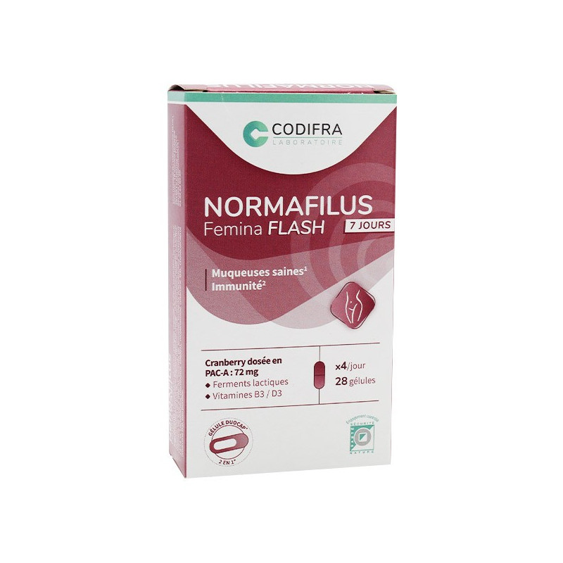 Codifra Normafilus Femina Flash 28 gélules