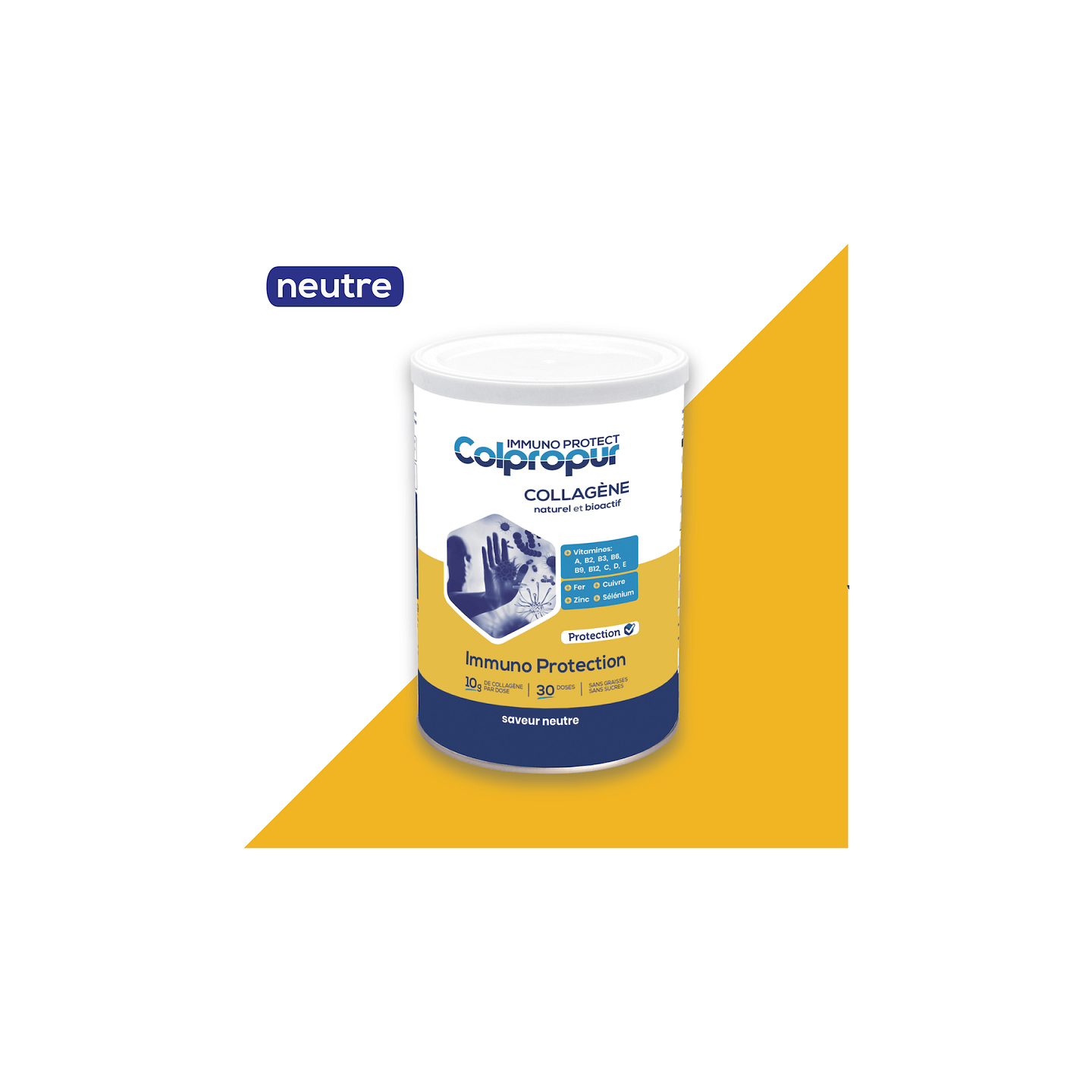 Colpropur Immuno Protect Collagène naturel - 30 doses