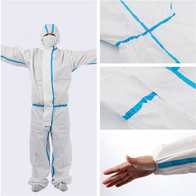 Combinaison de protection renforcée avec coutures étanches