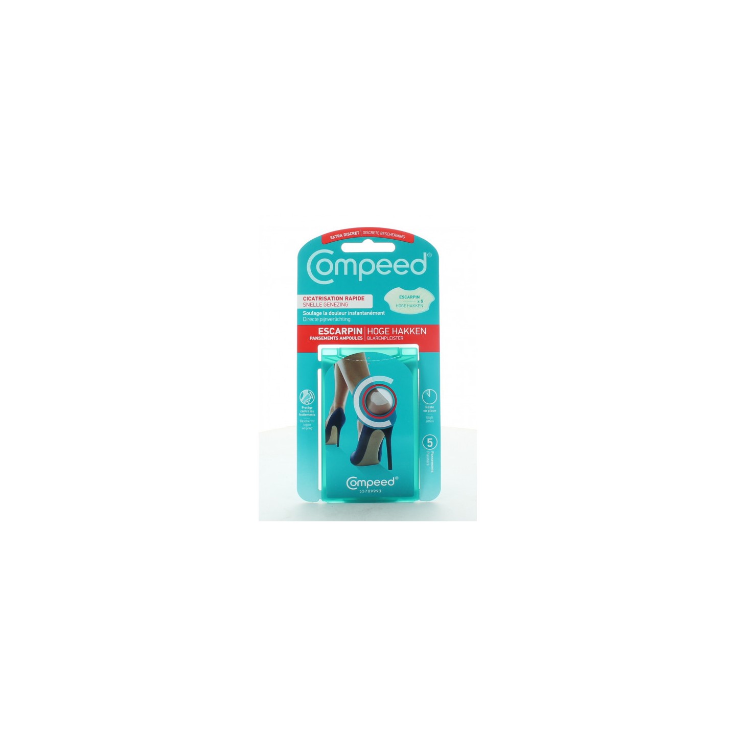 Compeed ampoule talon escarpin - 5 pansements