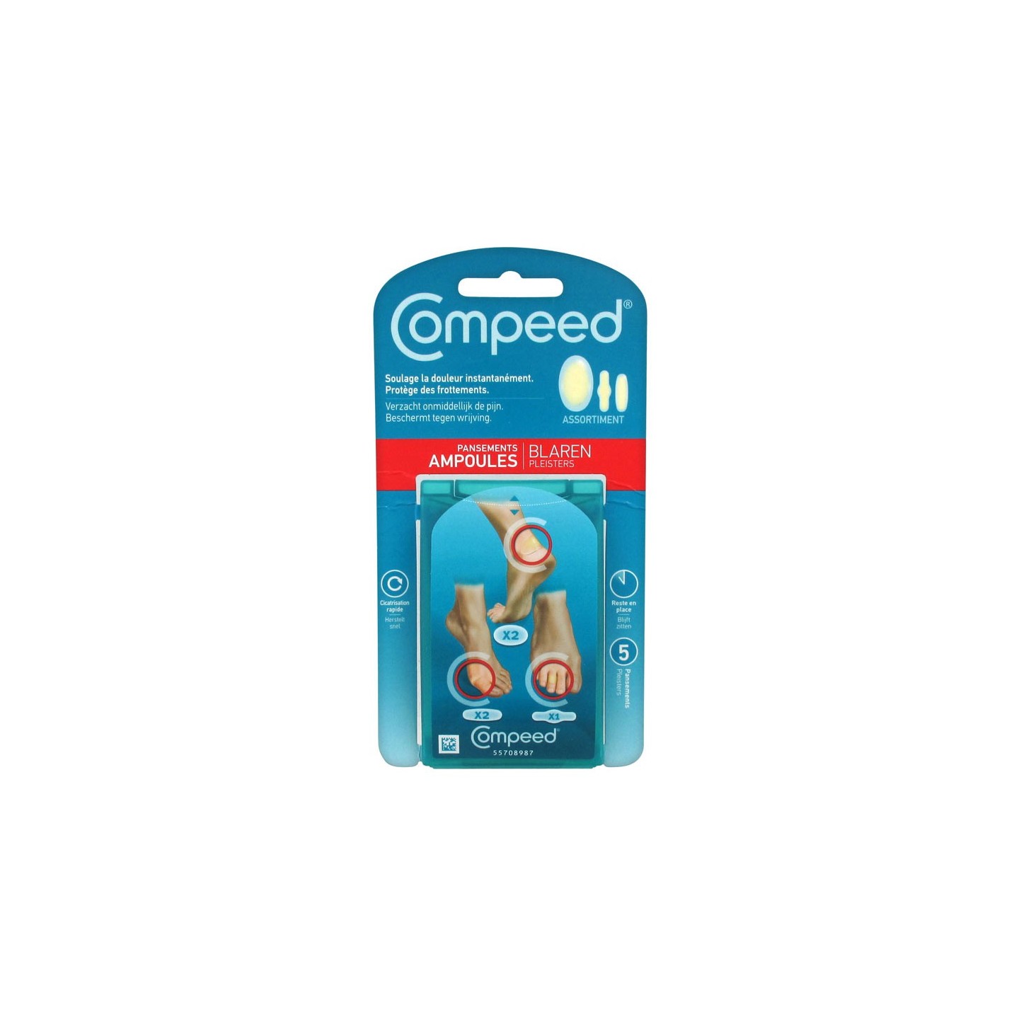 Compeed Ampoules Assortiment 5 Pansements