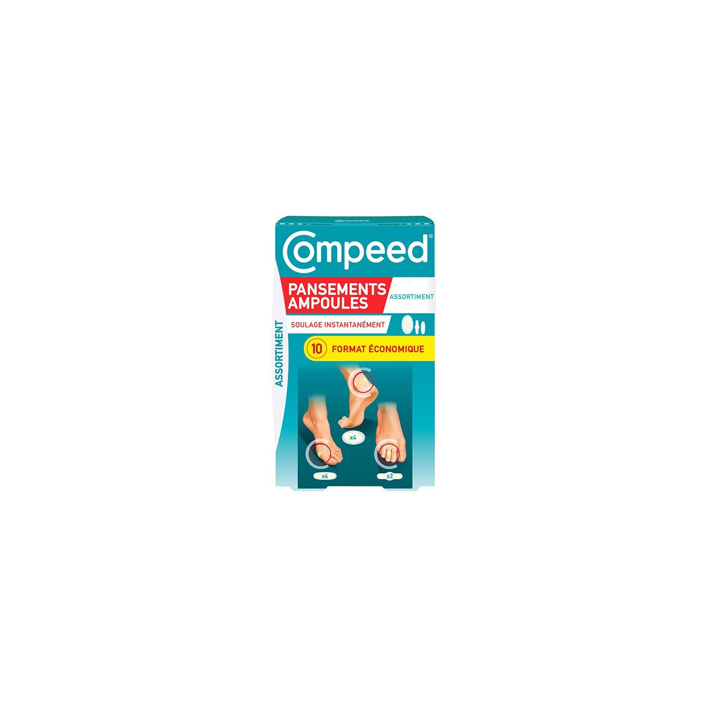 Compeed ampoules Assortiments - 10 pansements