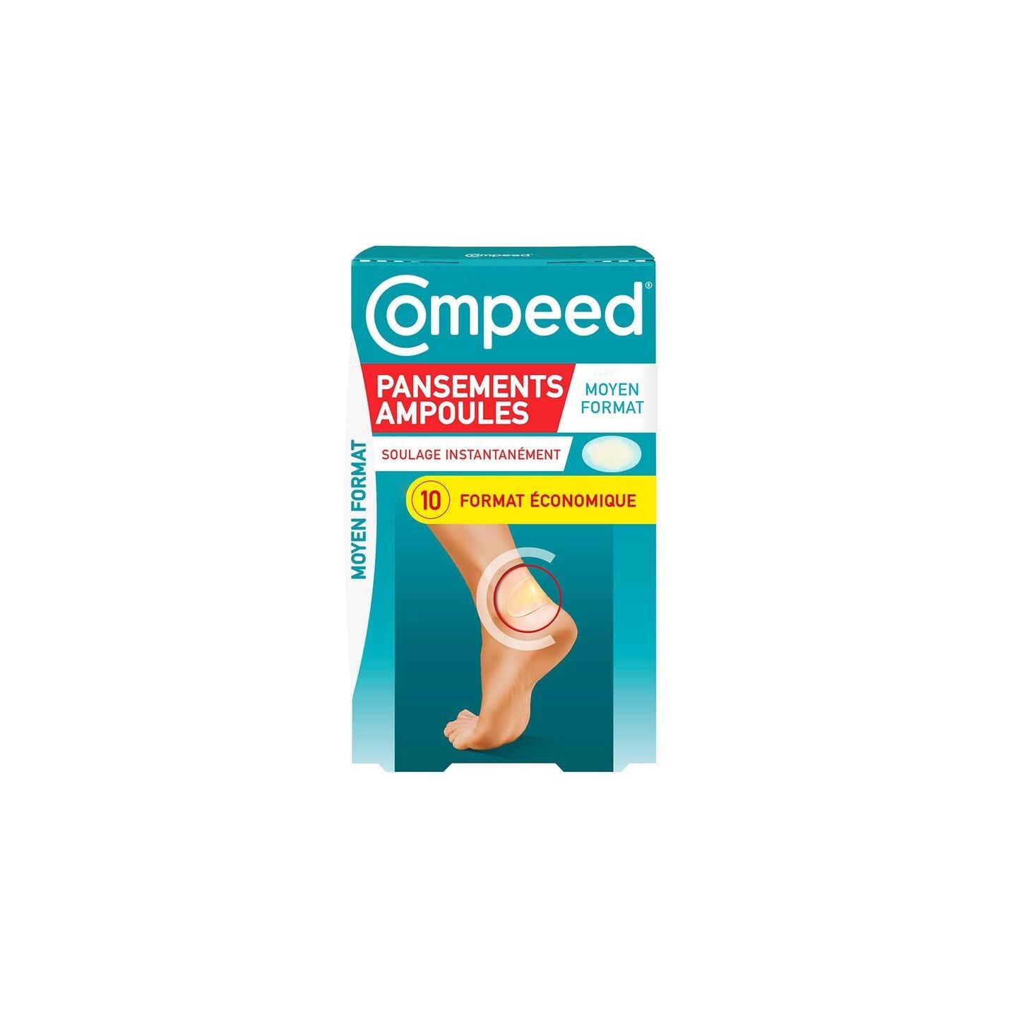 Compeed ampoules moyen format - 10 pansements