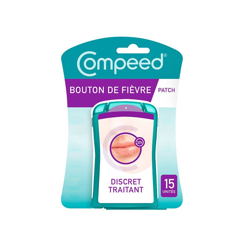 Compeed Patchs Discret Bouton de Fièvre 15 unités