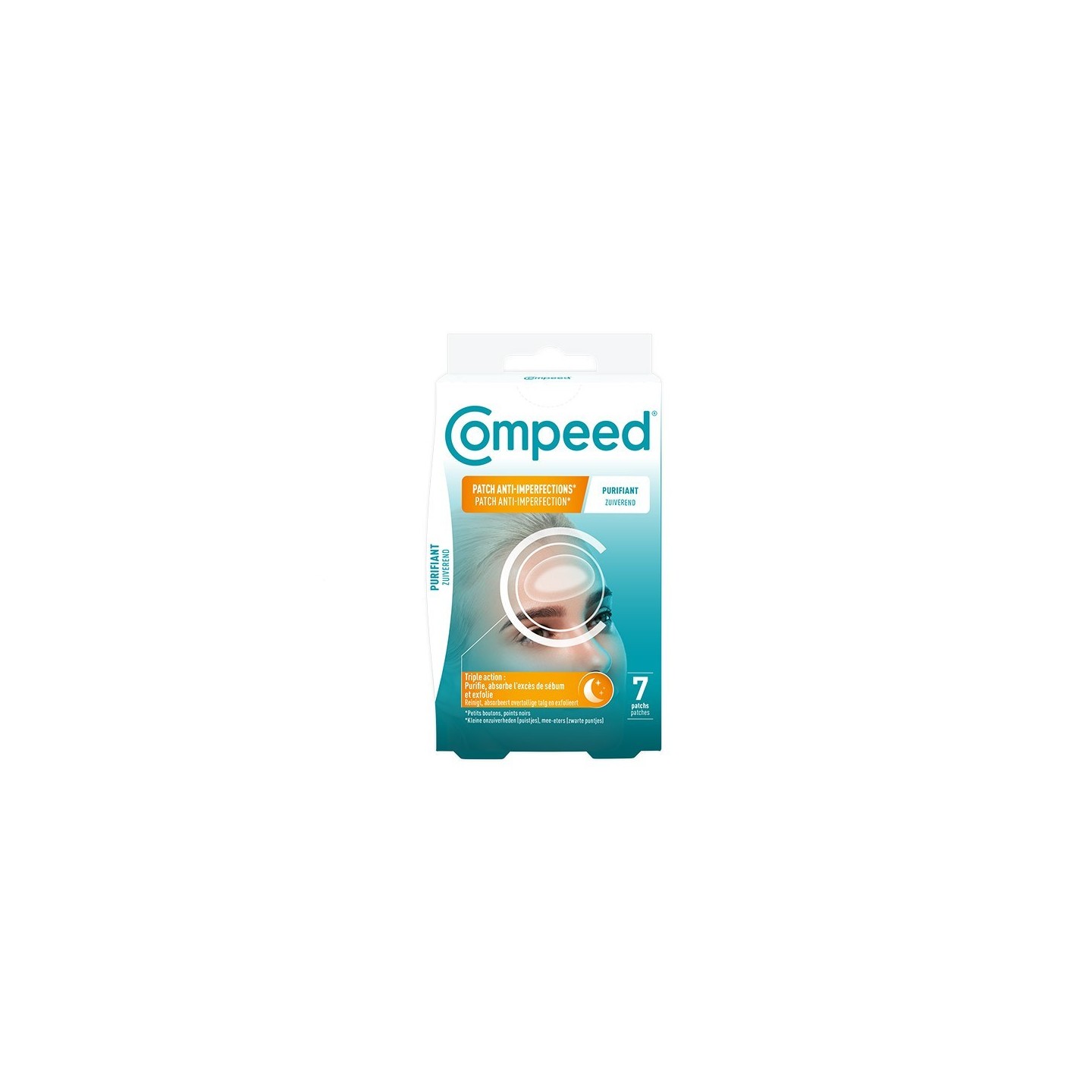 Compeed Patchs anti-imperfections purifiants hydrocolloides - 7 patchs