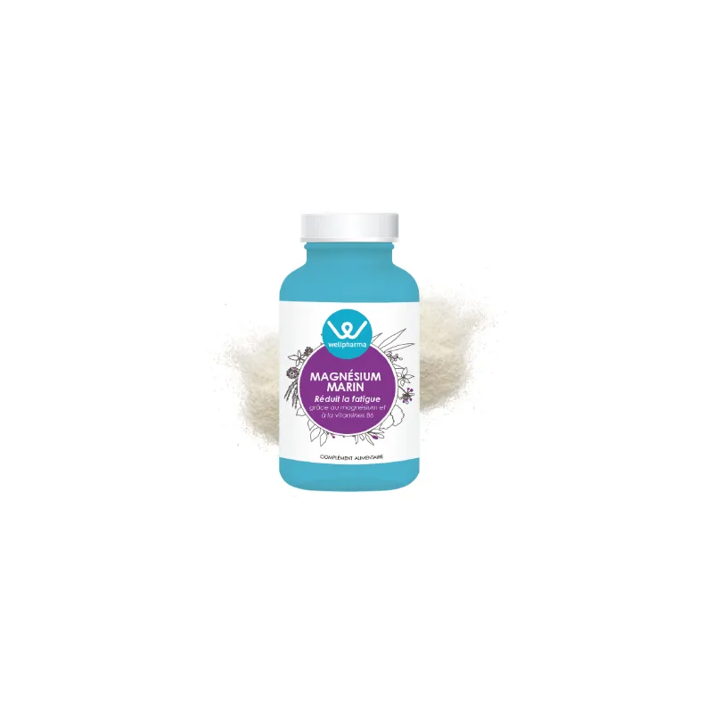Complément alimentaire Magnésium Marin Wellpharma - 90 gélules