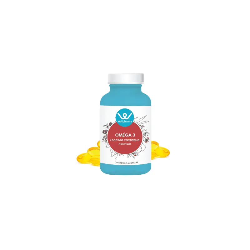 Complément alimentaire Oméga 3 Wellpharma - 75 capsules
