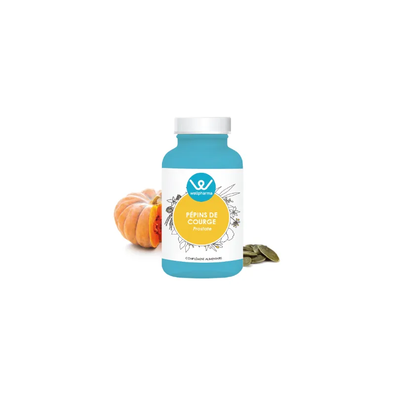 Complément alimentaire Pépins de Courge Wellpharma - 75 capsules