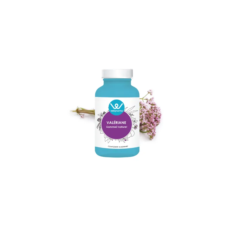 Compl&eacute;ment alimentaire Val&eacute;riane Wellpharma sommeil naturel - 90 g&eacute;lules