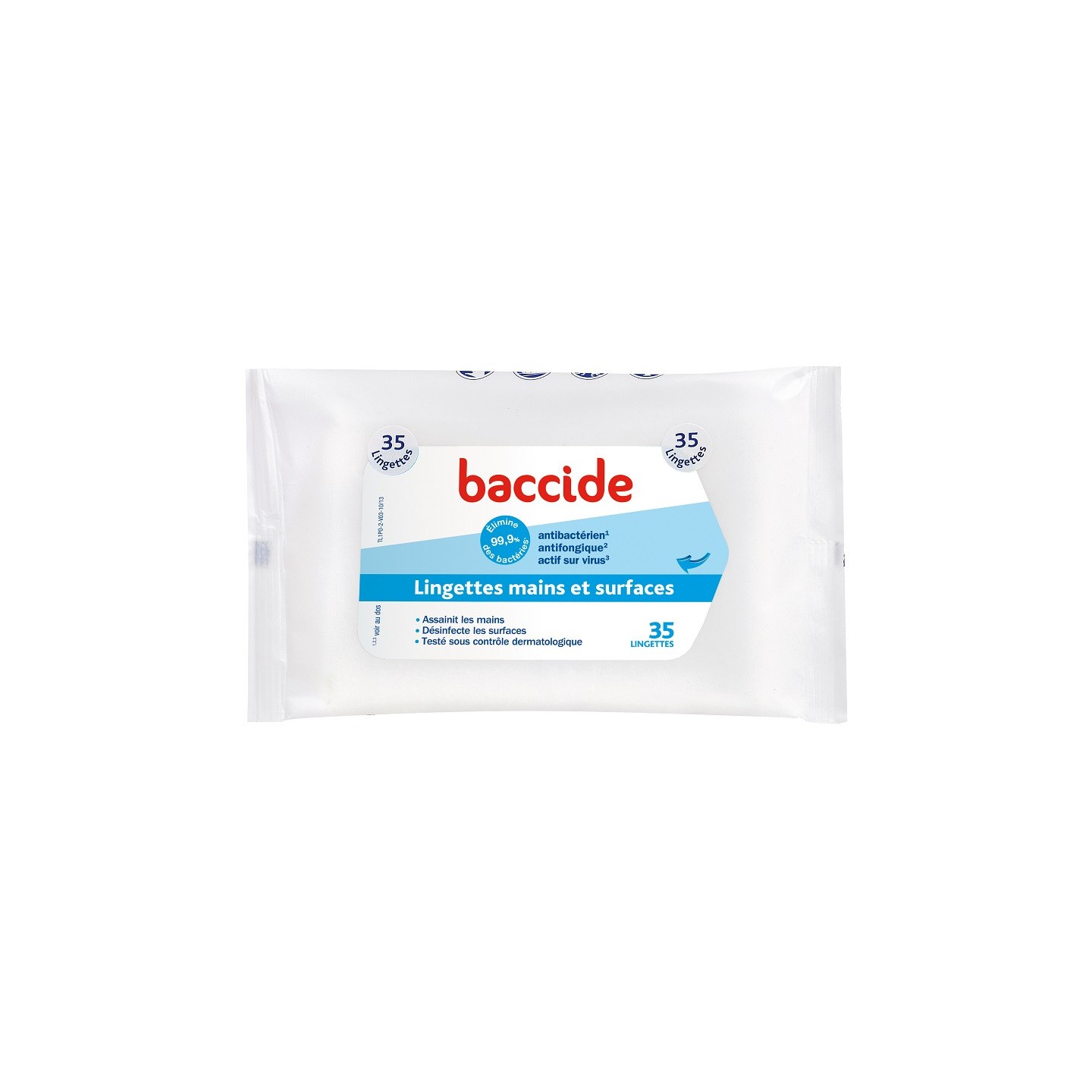Cooper Baccide Lingettes mains et surfaces - 35 lingettes