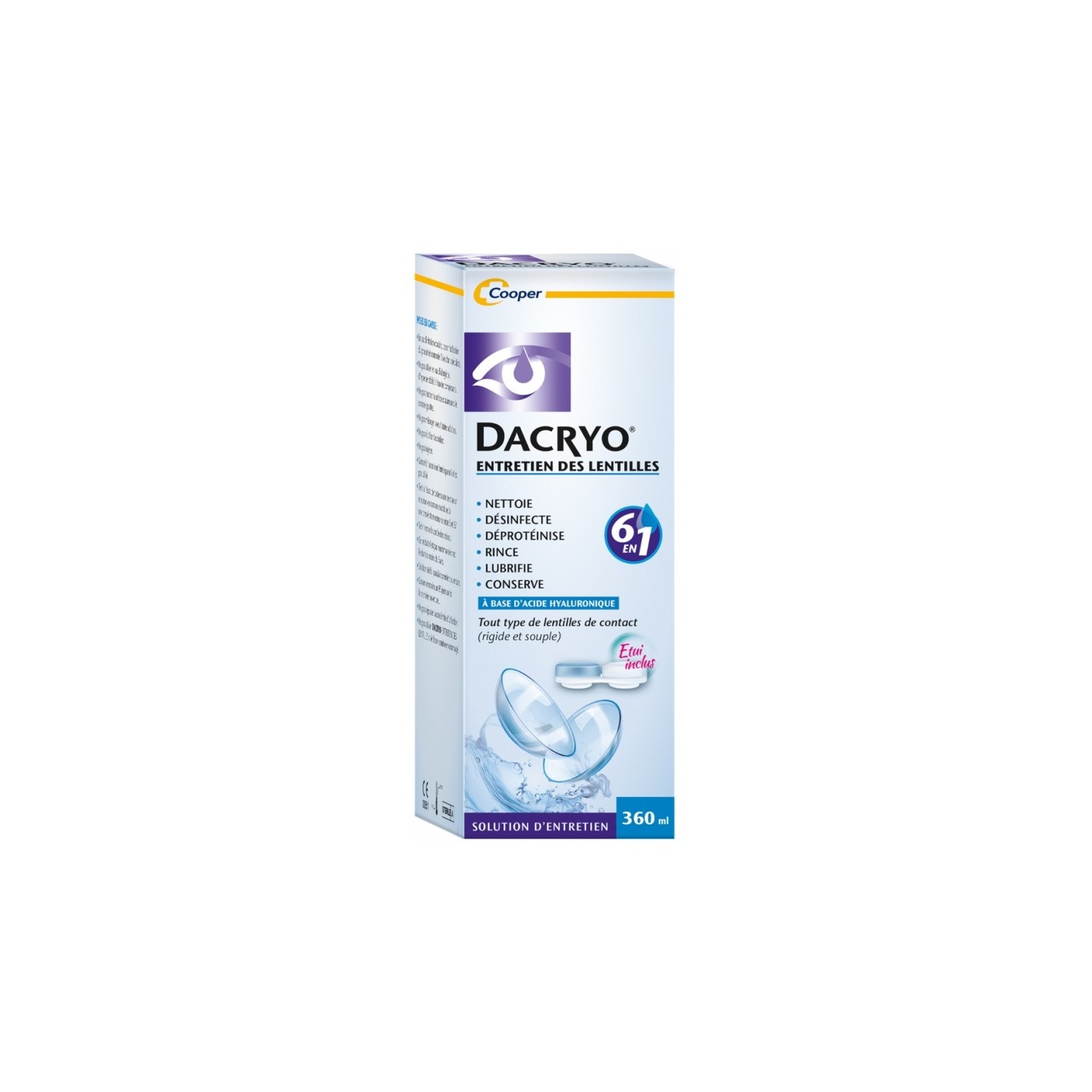 Cooper Dacryo Entretien des lentilles de contact - 360ml