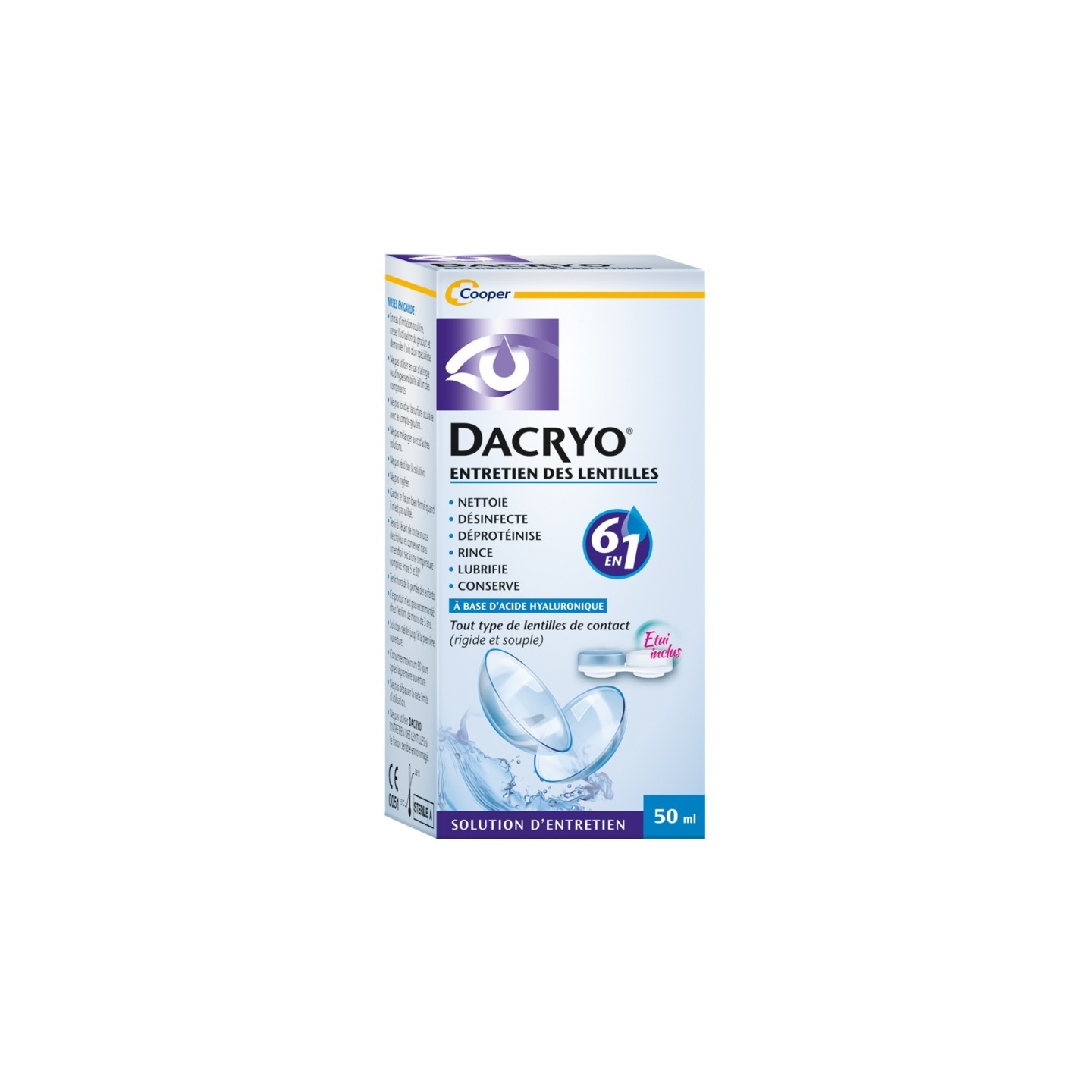 Cooper Dacryo Entretien des lentilles de contact - 50ml