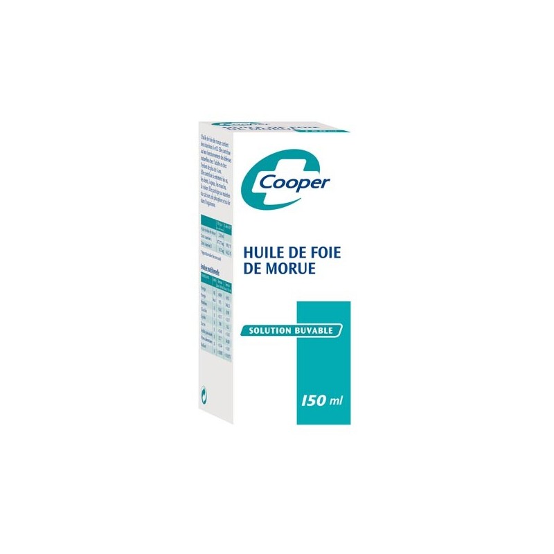 Pharmacie Bastille - Cooper huile de foie de morue 150ml