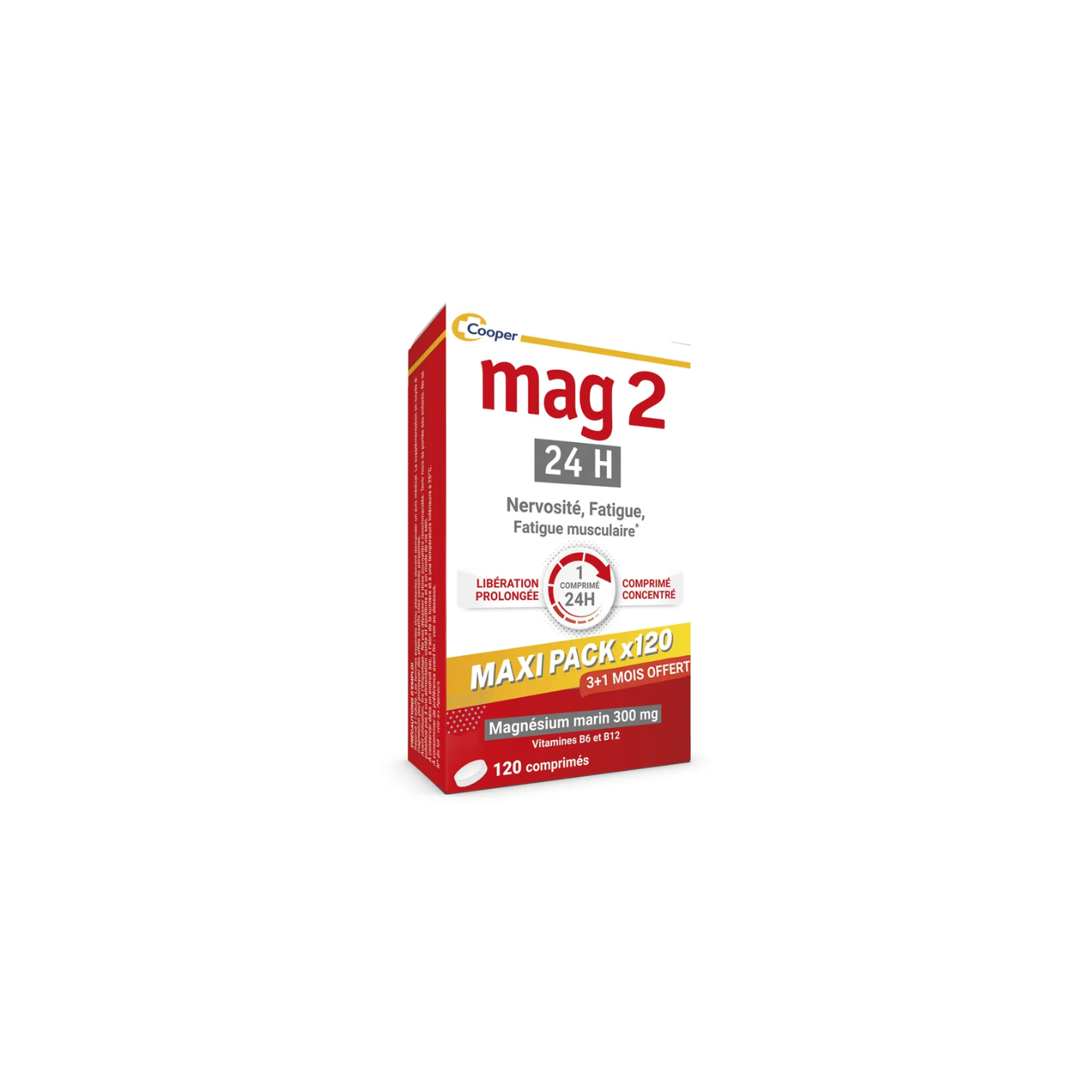Cooper Mag 2 24h Magnesium Marin 300mg - 120 comprimés