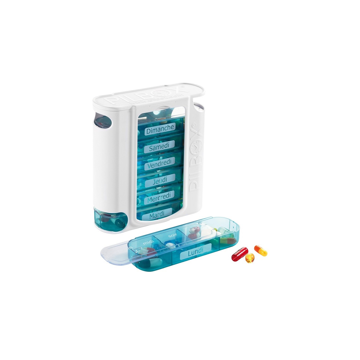 Cooper Pilbox 7 Pilulier hebdomadaire fixe grande contenance