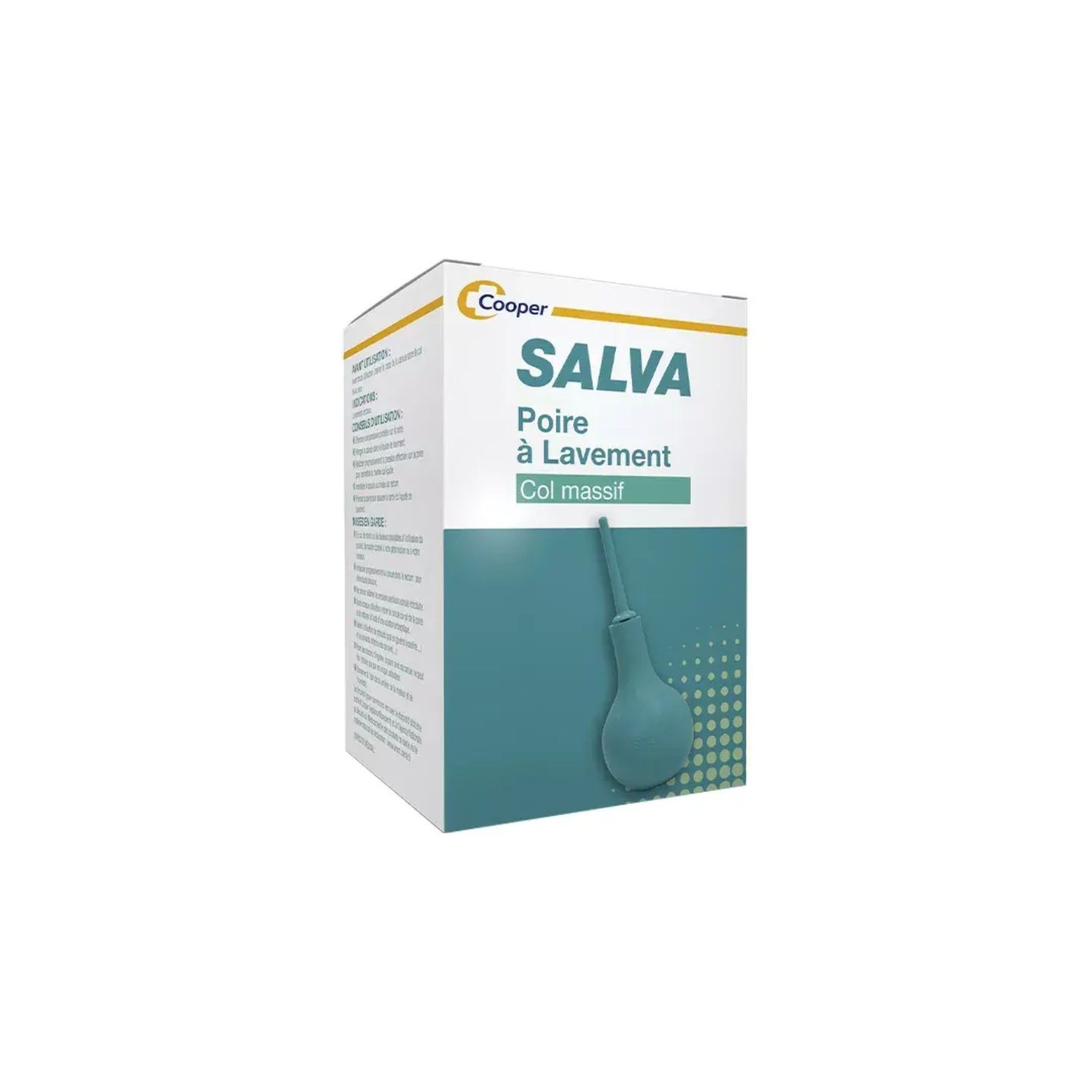 Cooper Salva Poire à lavement rectal col massif - 320ml