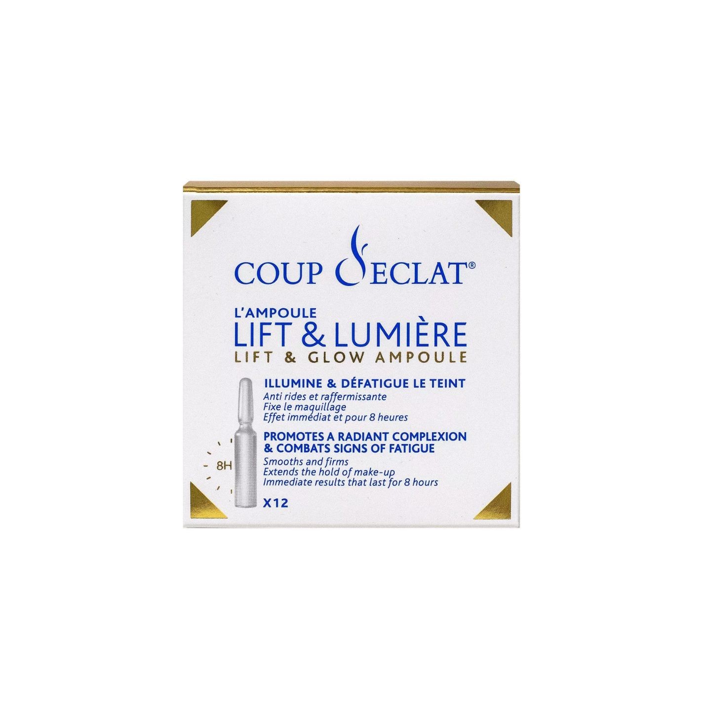 Coup d'Éclat Ampoules Lift & Lumière visage - 12 ampoules