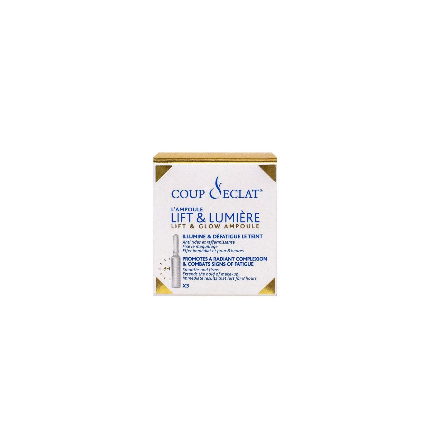Coup d'Éclat Ampoules Lift & Lumière visage - 3 ampoules