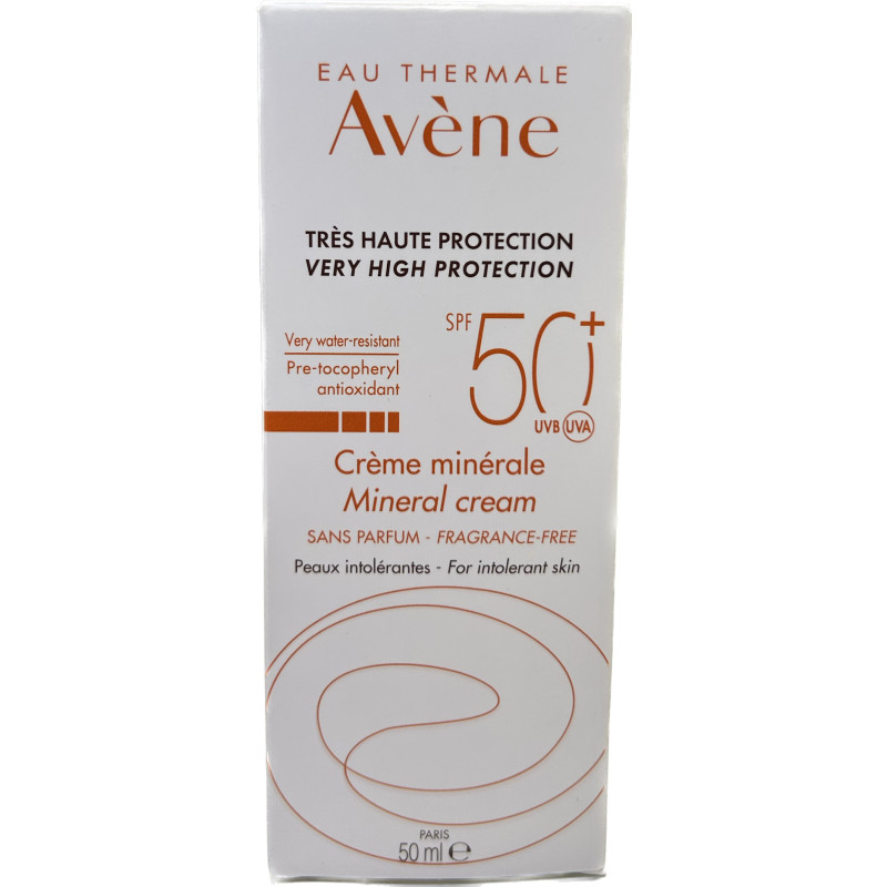 CREME MINERALE SPF 50+ - AVENE - 50mL