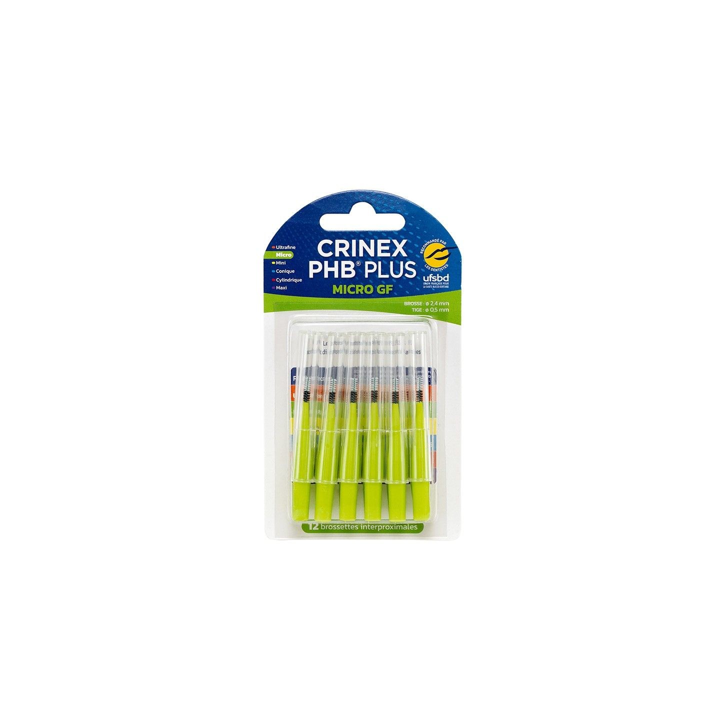 Brossettes Interdentaires Crinex PHB Micro Plus GF 0.9