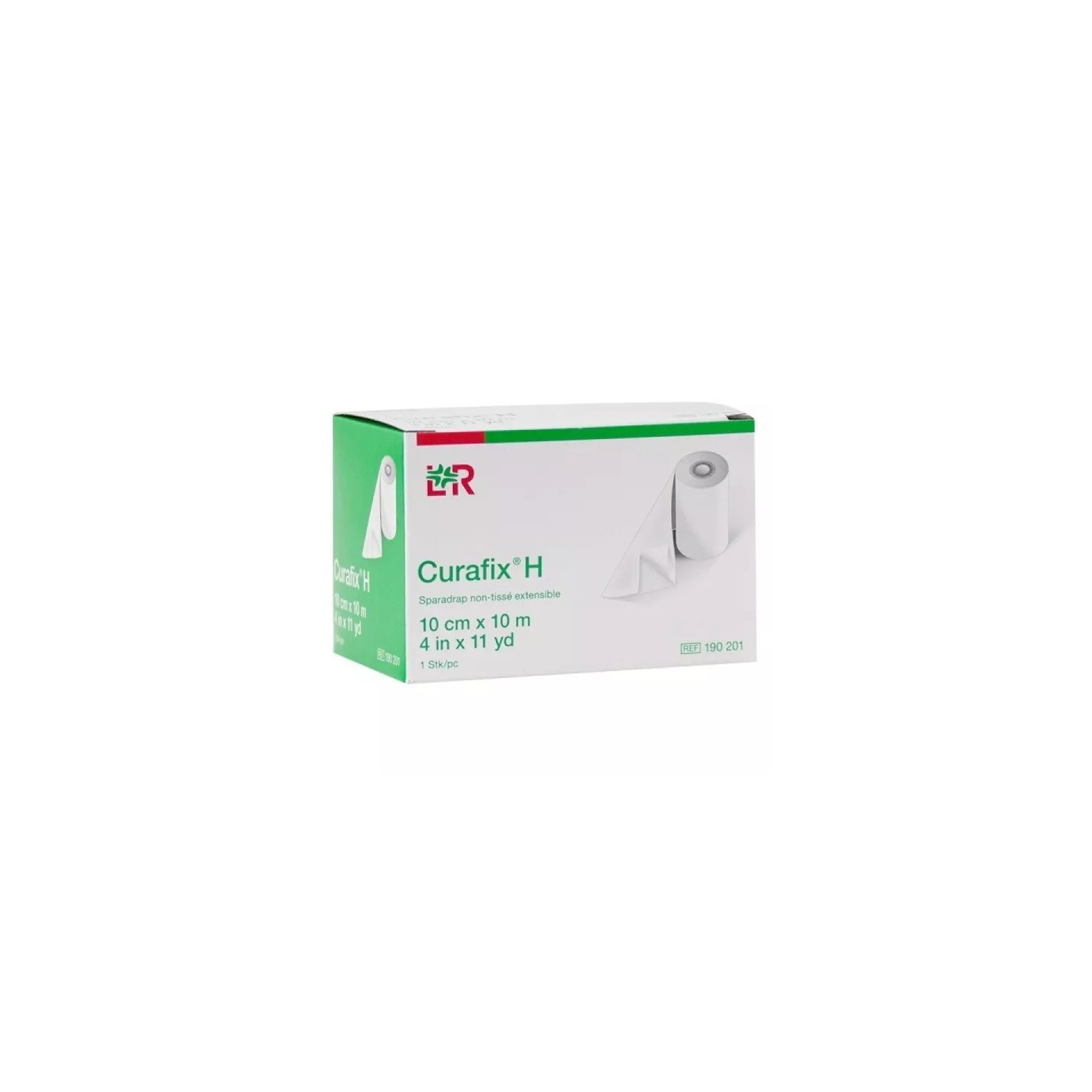 Curafix H Sparadrap non-tissé extensible - Bande de 10 cm x 10 m