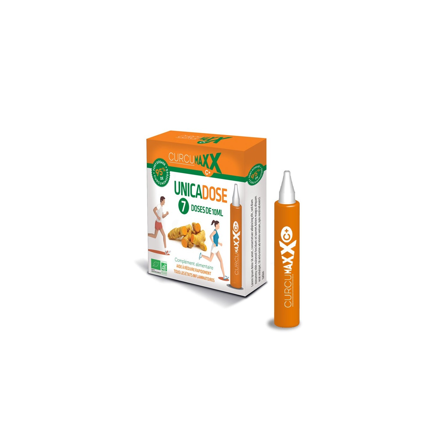 CurcumaXX C+ Bio - 7 unicadoses de 10ml
