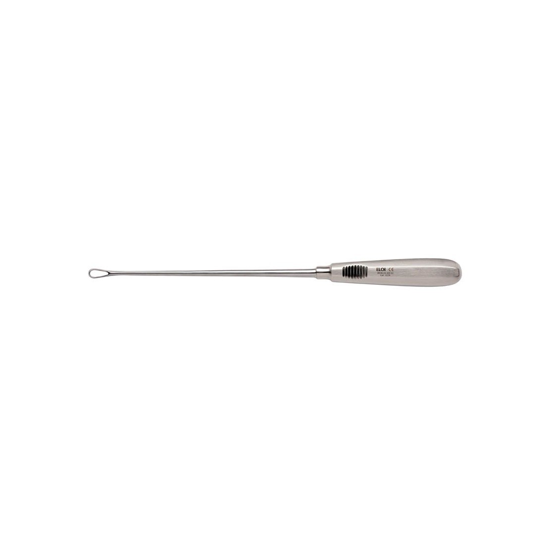 Curette de Recamier tranchante 30 cm x 9 mm