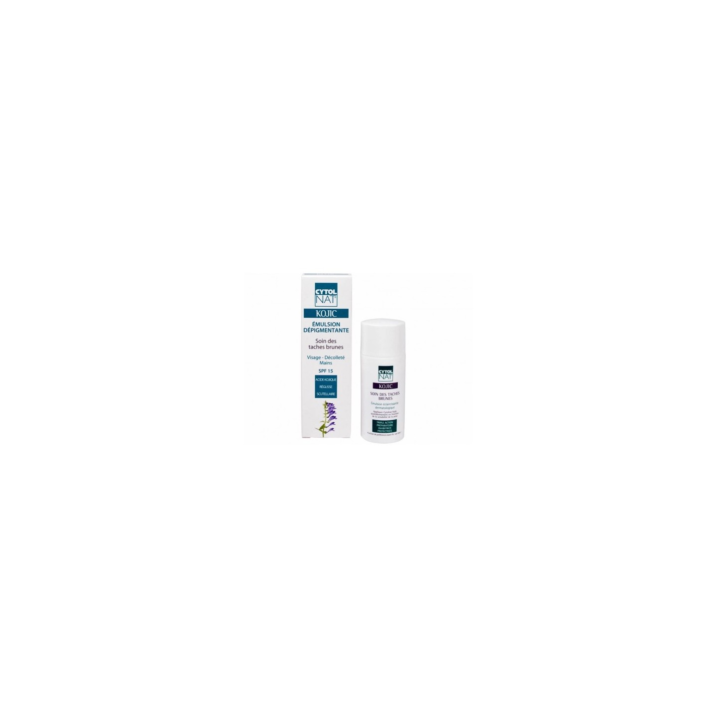 Cytolnat Kojic émulsion dépigmentante spf 15 30 ml