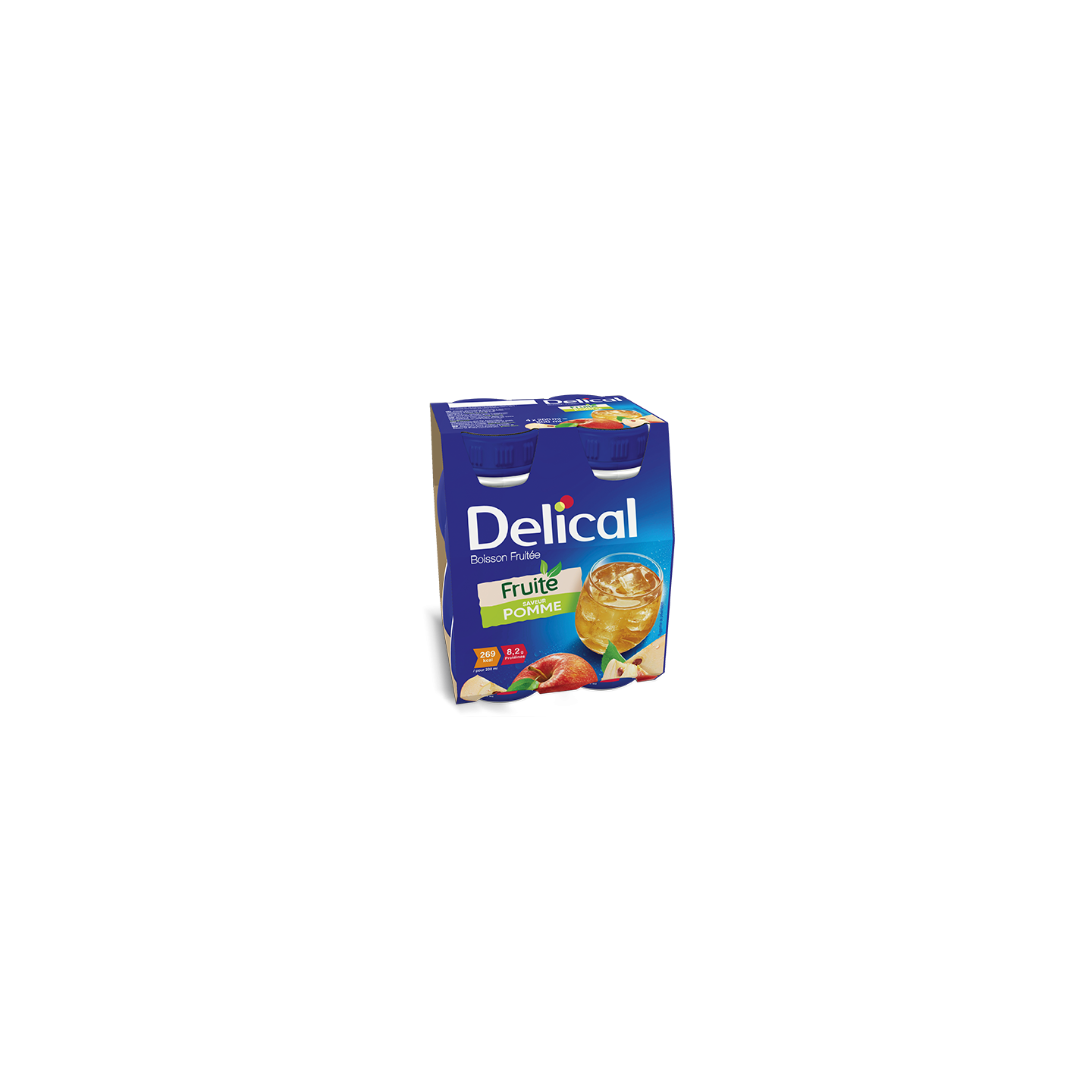 Delical Boisson fruitée Pomme - 4x200ml
