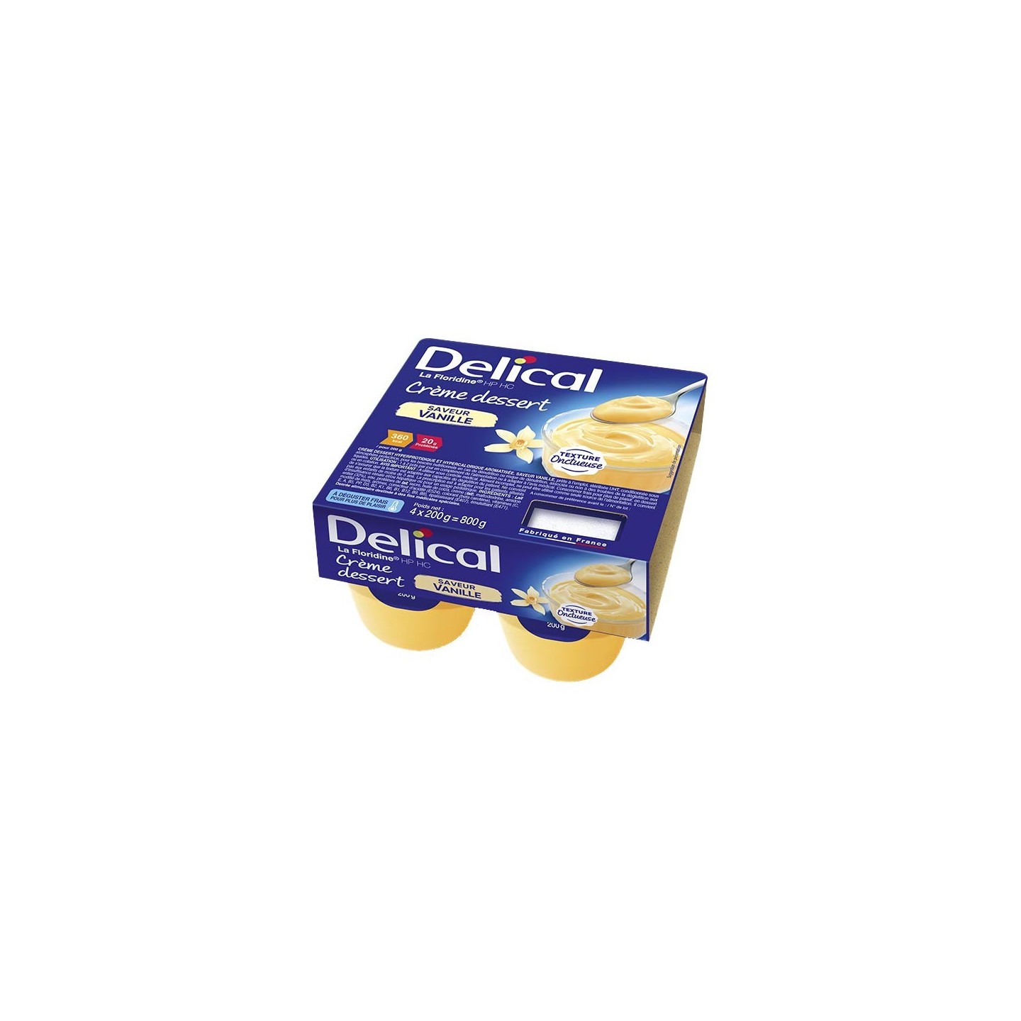 Delical Crème dessert HP/HC La Floridine Vanille - 4x200g