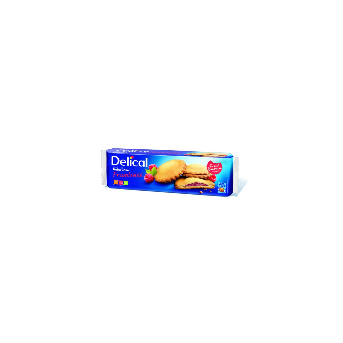 Delical Nutra'Cake Framboise - 405g