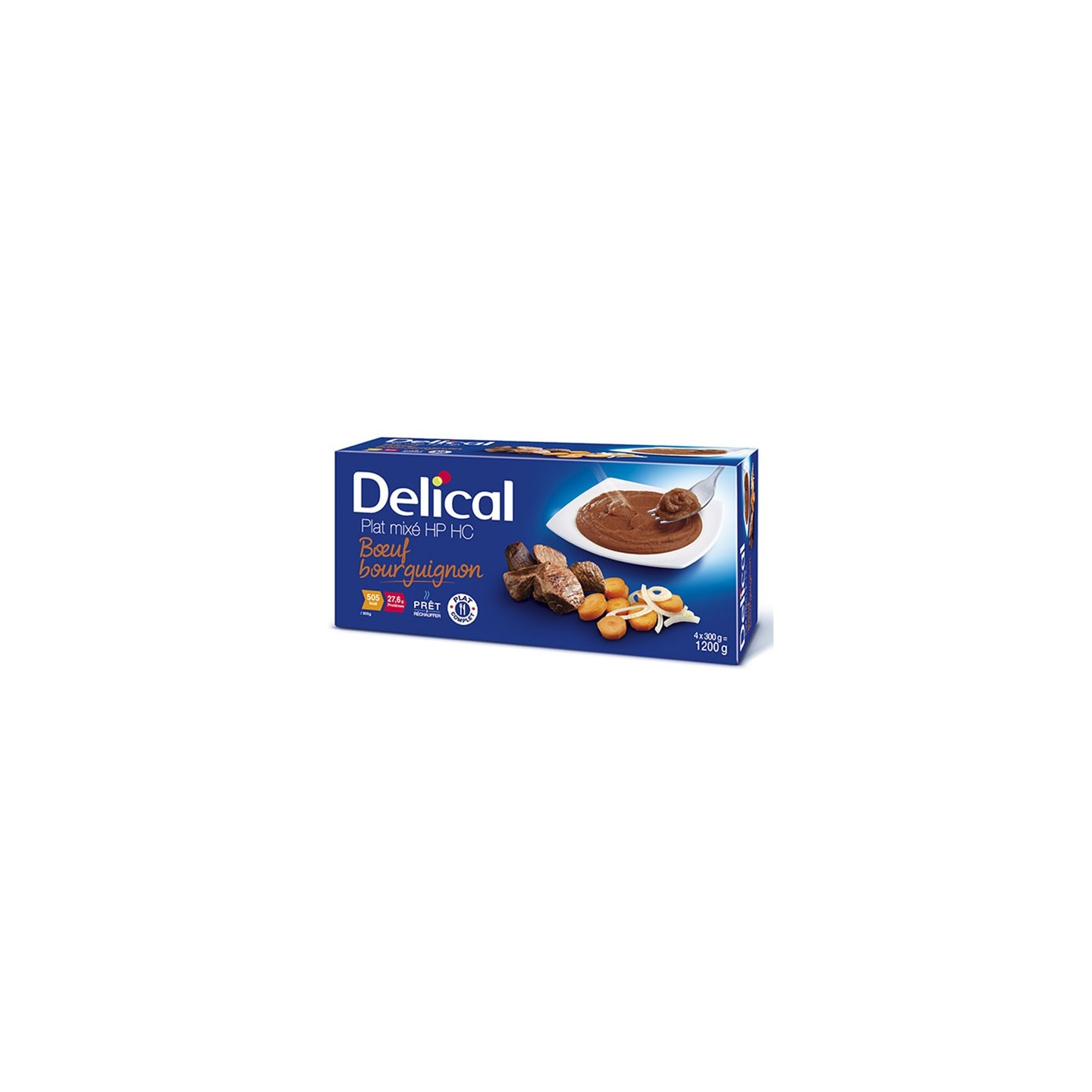 Delical Nutra'Mix HP/HC Bœuf Bourguignon - 4 x 300g