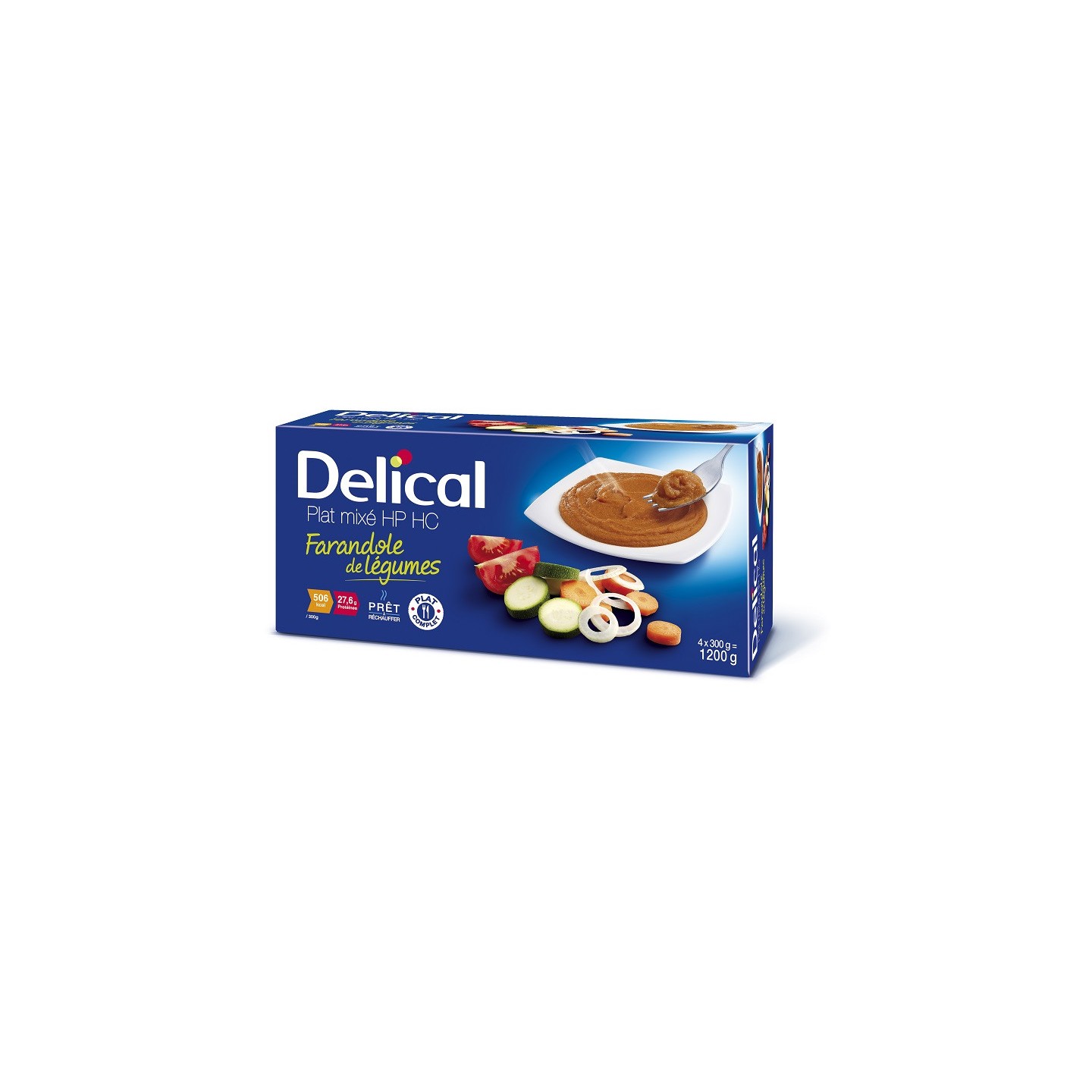 Delical Nutra'Mix HP/HC Farandole de légumes - 4 x 300g