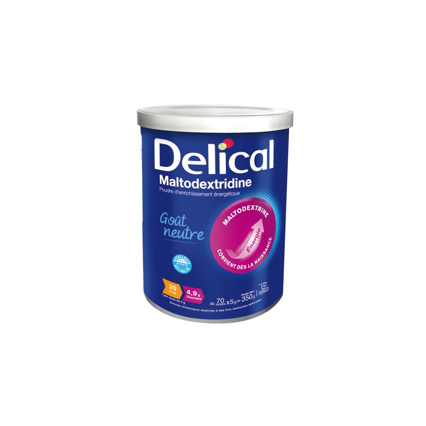 Delical Poudre d'enrichissement Maltodextridine - 350g