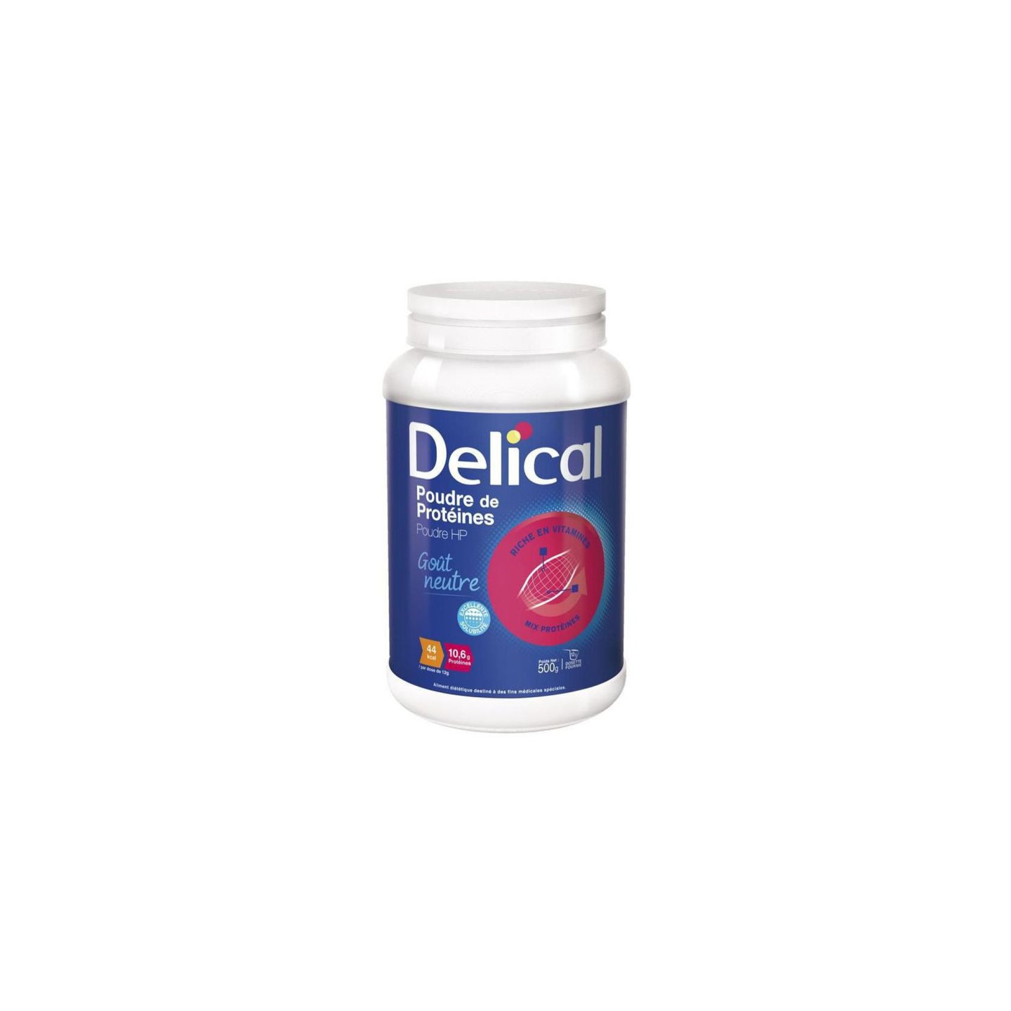 Delical Poudre de protéines HP - 500g