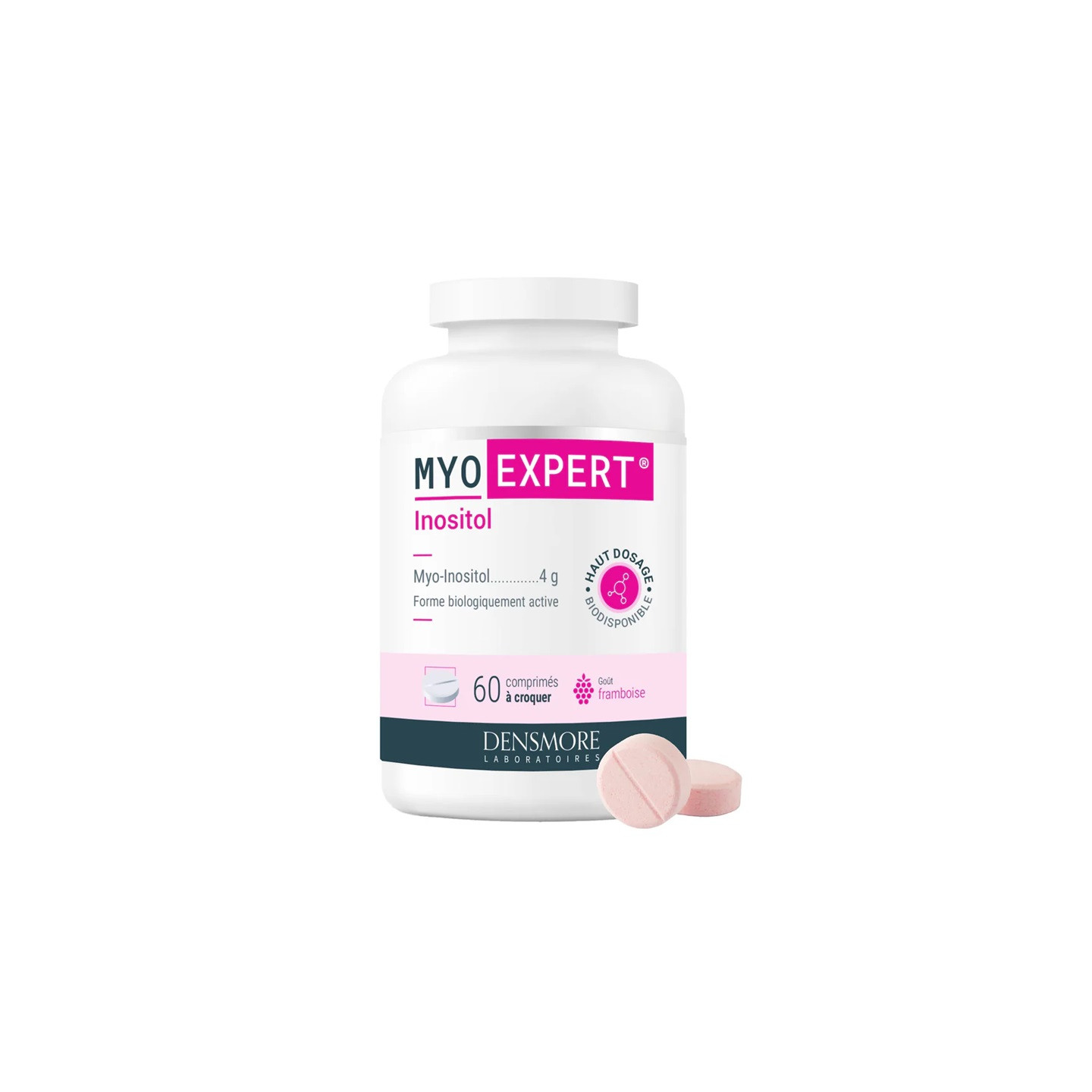 Densmore Myo Expert Inositol - 60 comprimés à croquer