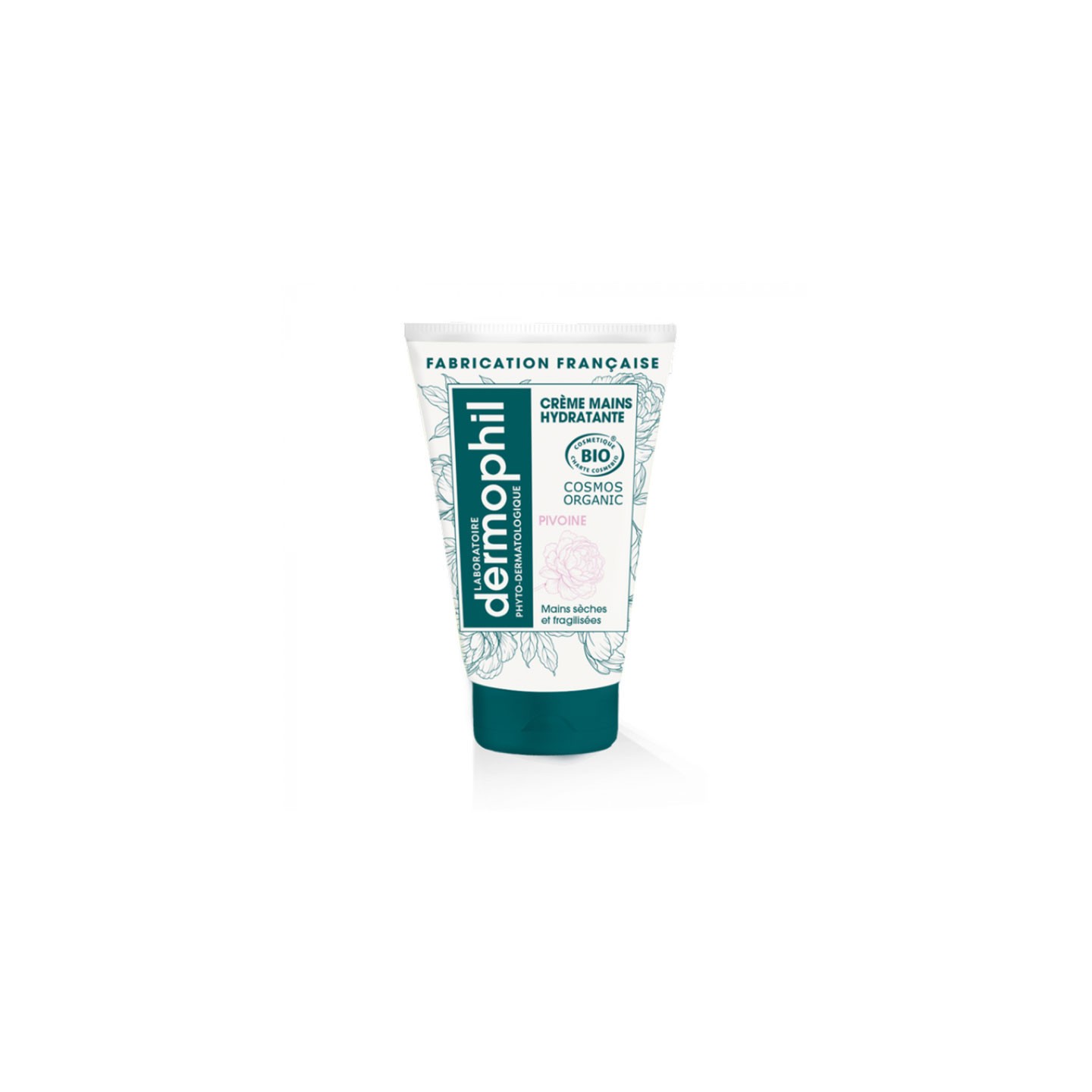 Dermophil Indien Crème mains hydratante Bio - Senteur pivoine - 50ml