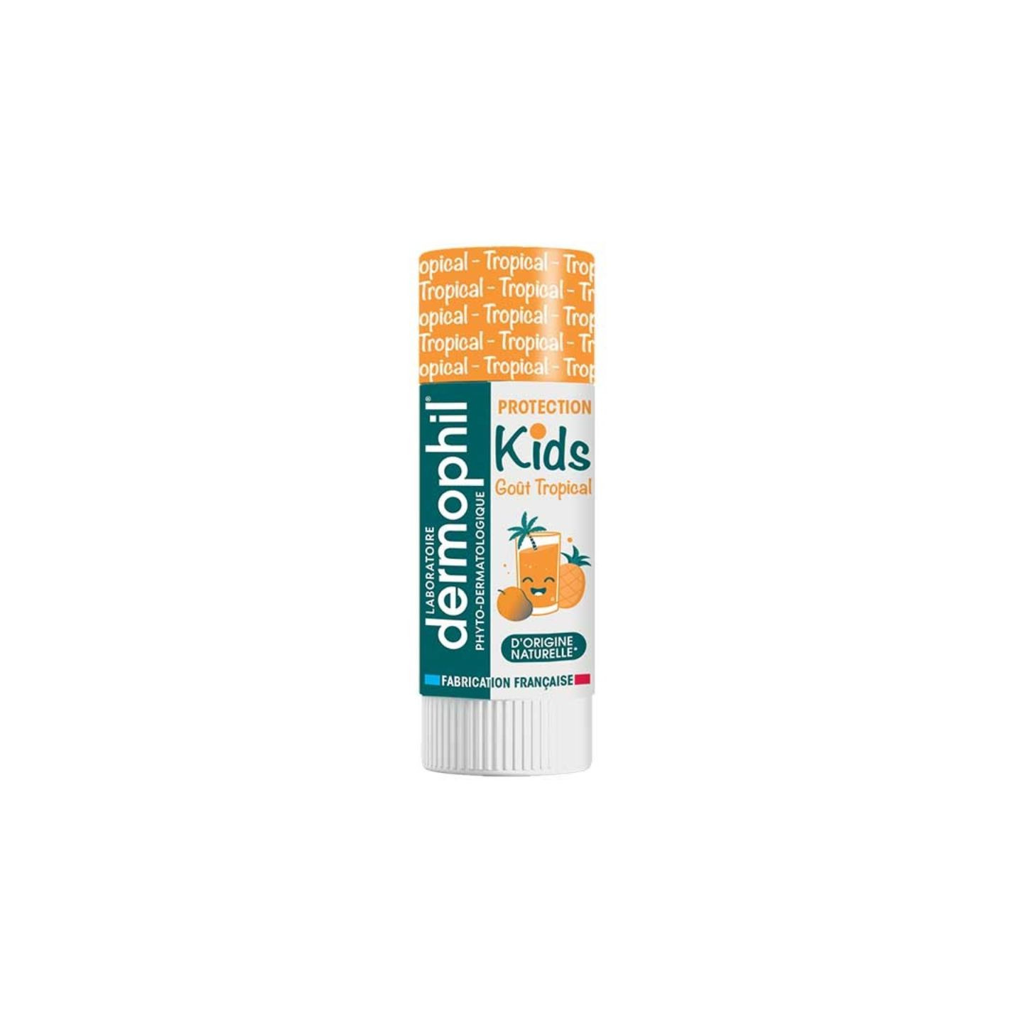Dermophil Indien Kids Stick lèvres protection goût tropical - 4g