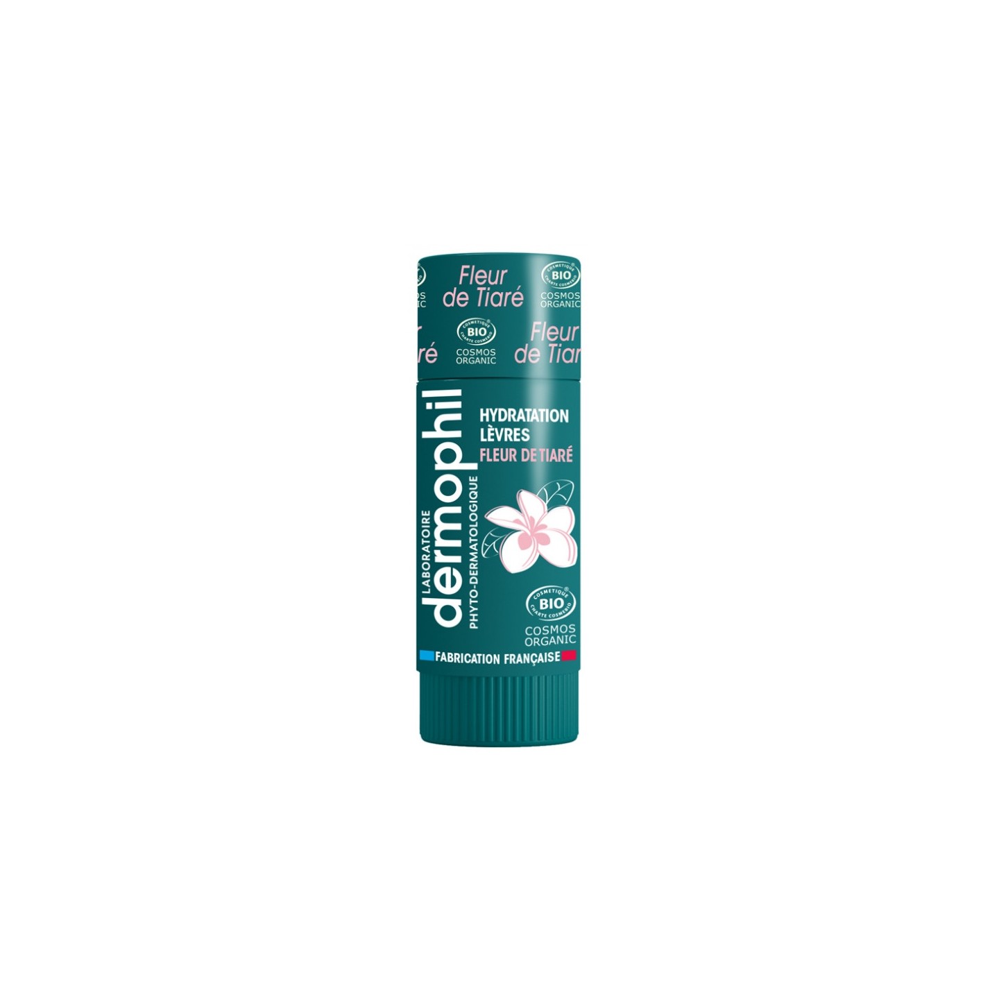 Dermophil Indien Stick lèvres hydratation Fleur de Tiaré Bio - 4g